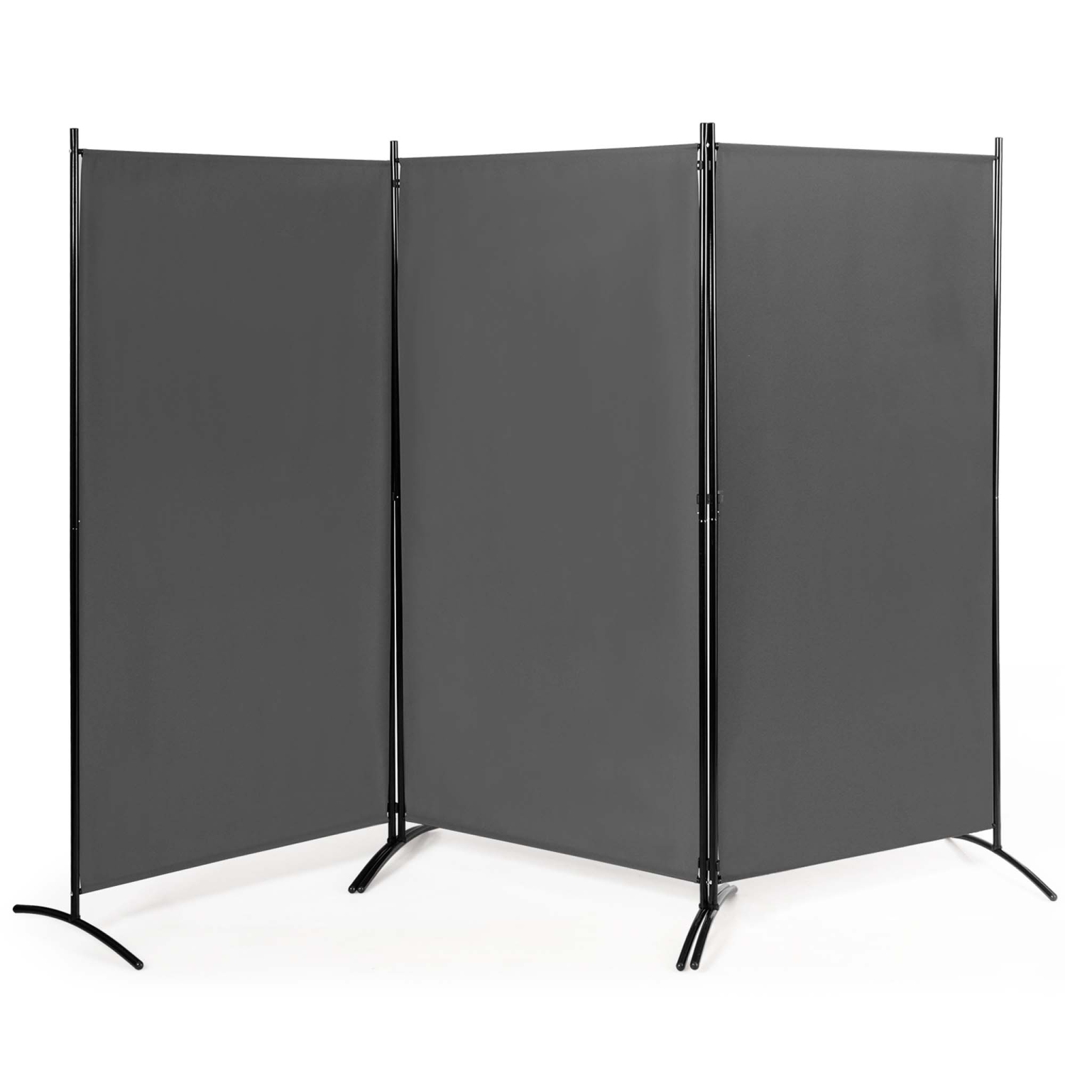 Costway 3-Panel Room Divider Folding Privacy Partition Screen for Office Room