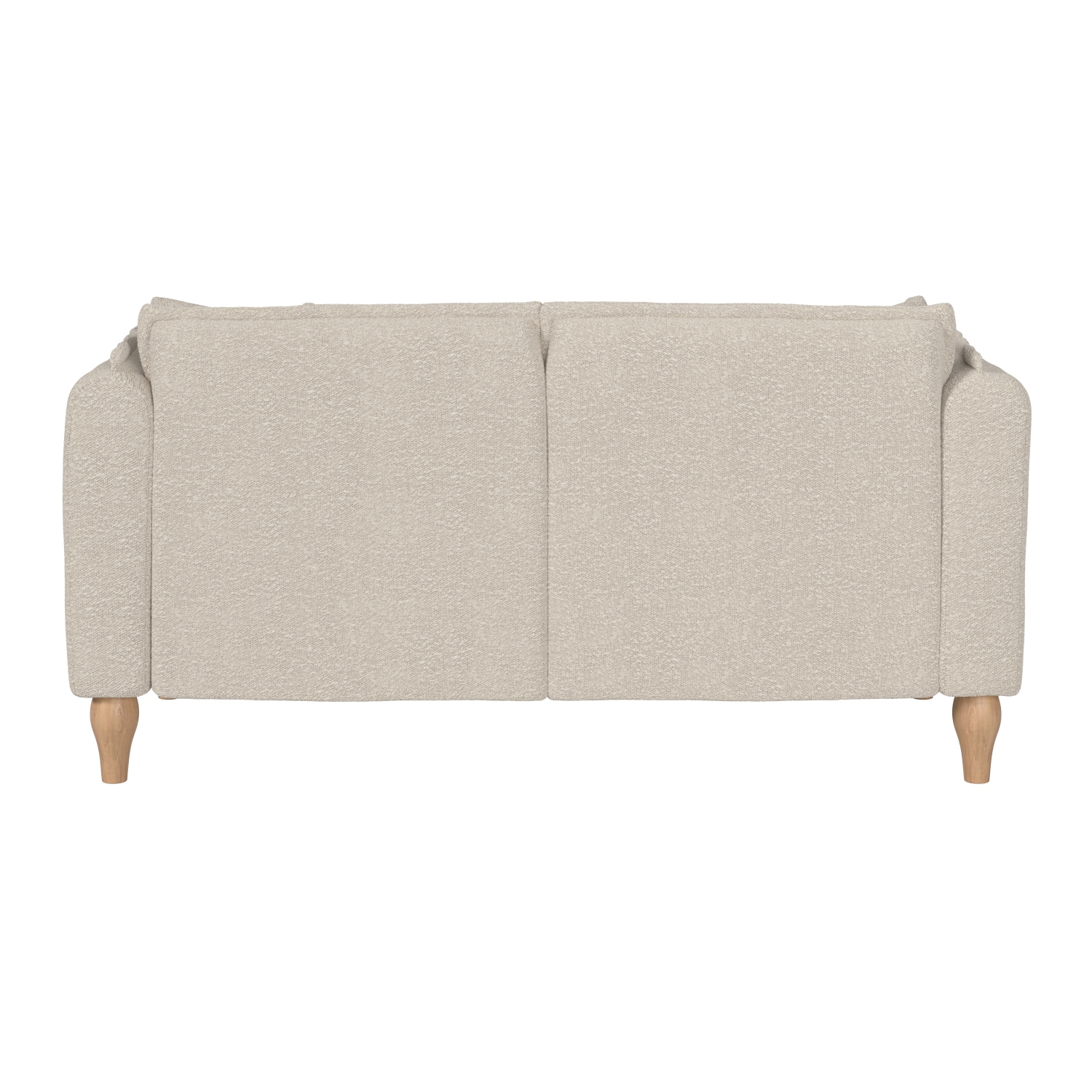 Amber & Emily Oliver Boucle Elegant Minimalist Loveseat