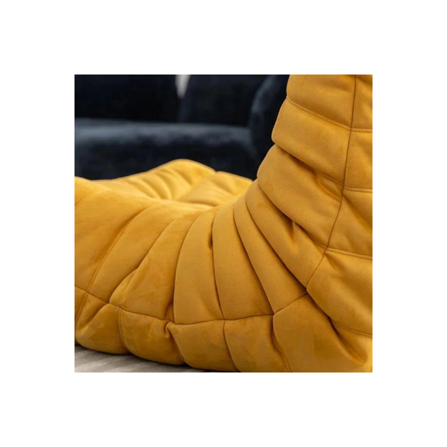 LivinVeluris Bean Bag Chair & Lounger Sofa - Yellow