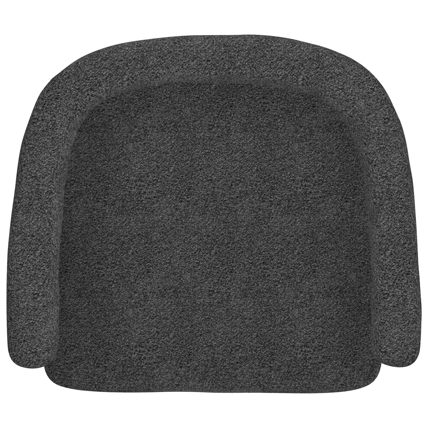 Chaise de salle à manger contemporaine en tissu Scarlet - Ensemble de 2 - Anthracite