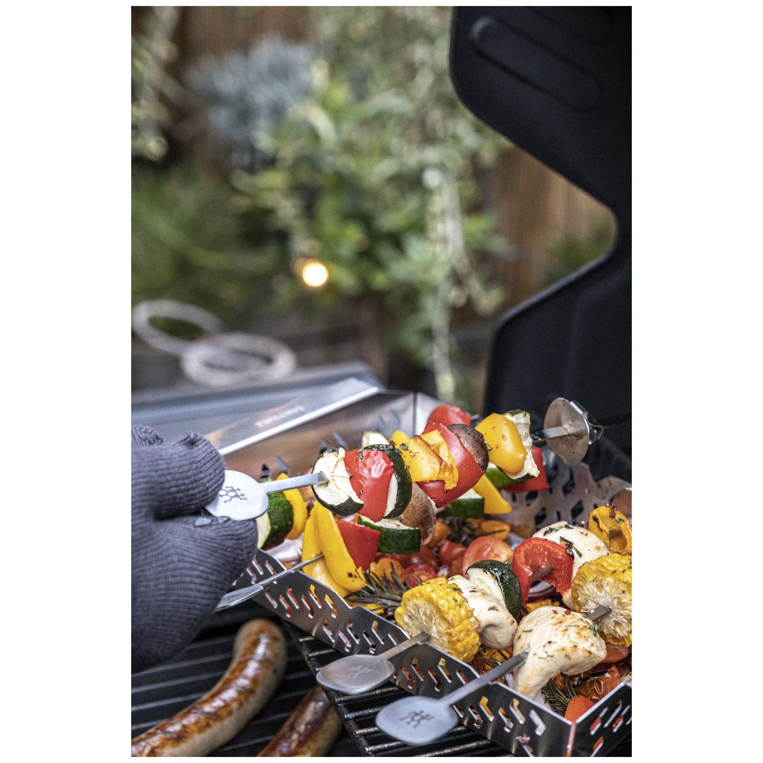 Ensemble de brochettes BBQ+ de ZWILLING, 5 pièces, acier inoxydable