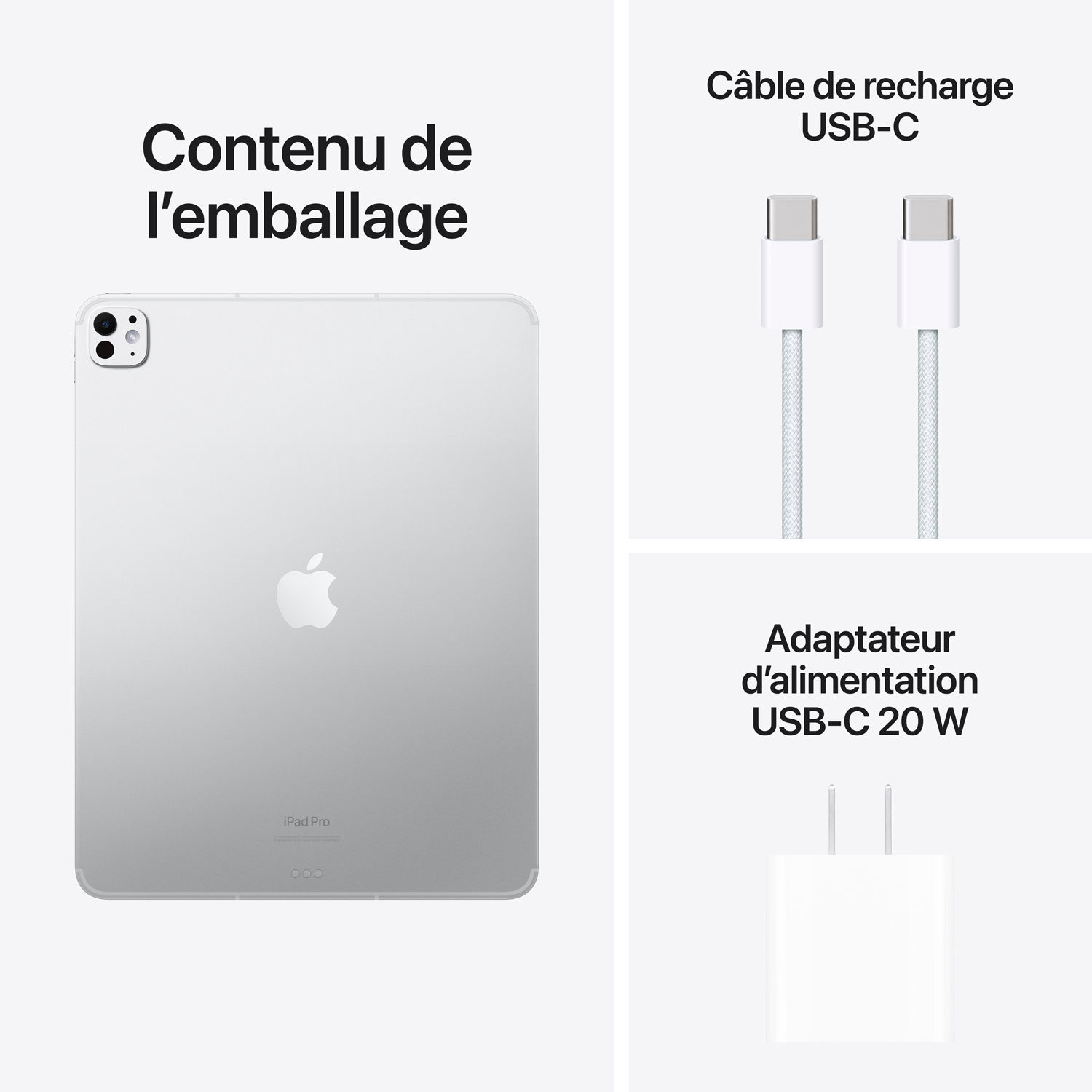 iPad Pro 13 po 2 To avec Wi-Fi et 5G d'Apple - Argenté