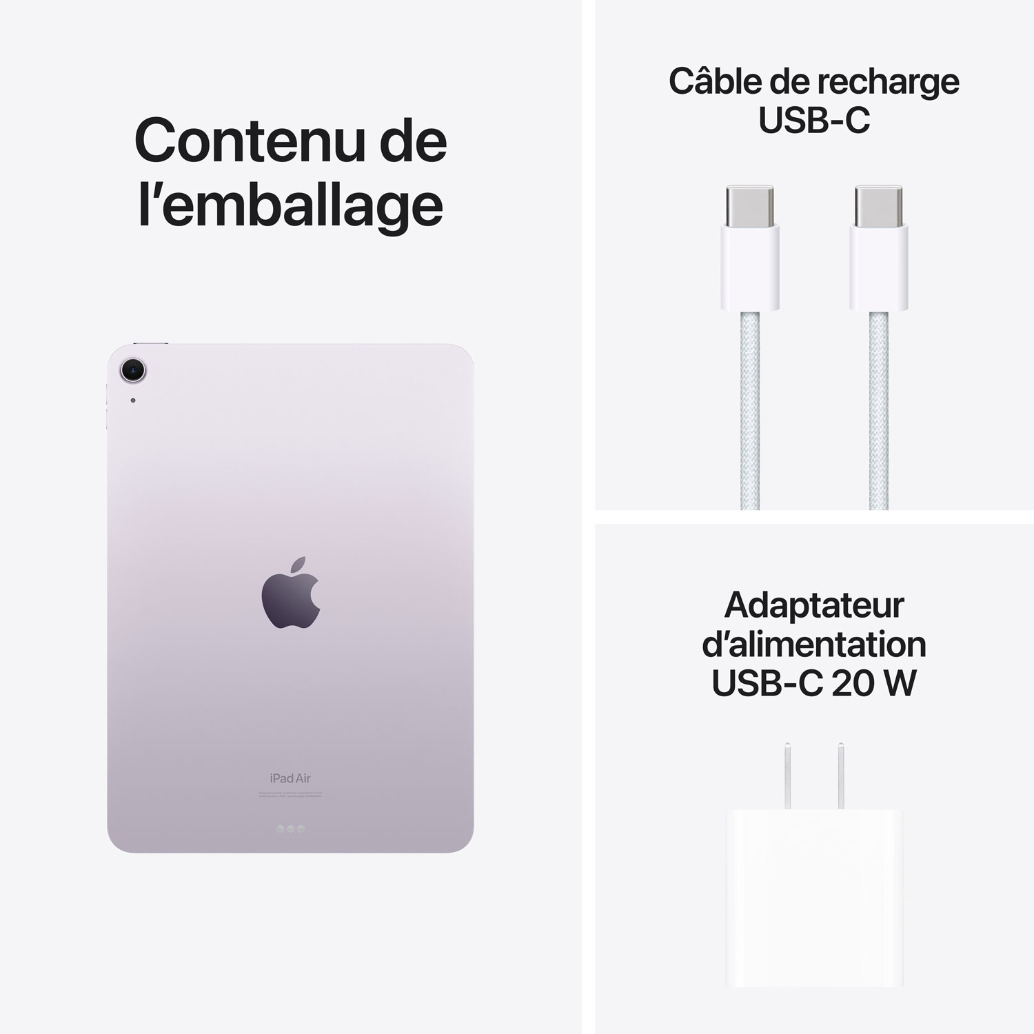 iPad Air 11 po 128 Go avec Wi-Fi d'Apple - Violet