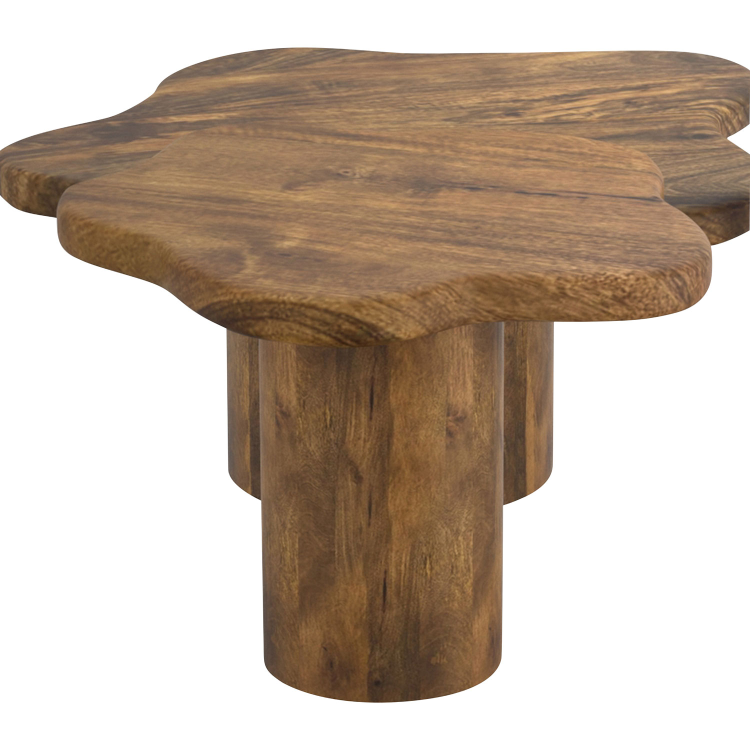 Petite table basse contemporaine Sambada - Noyer