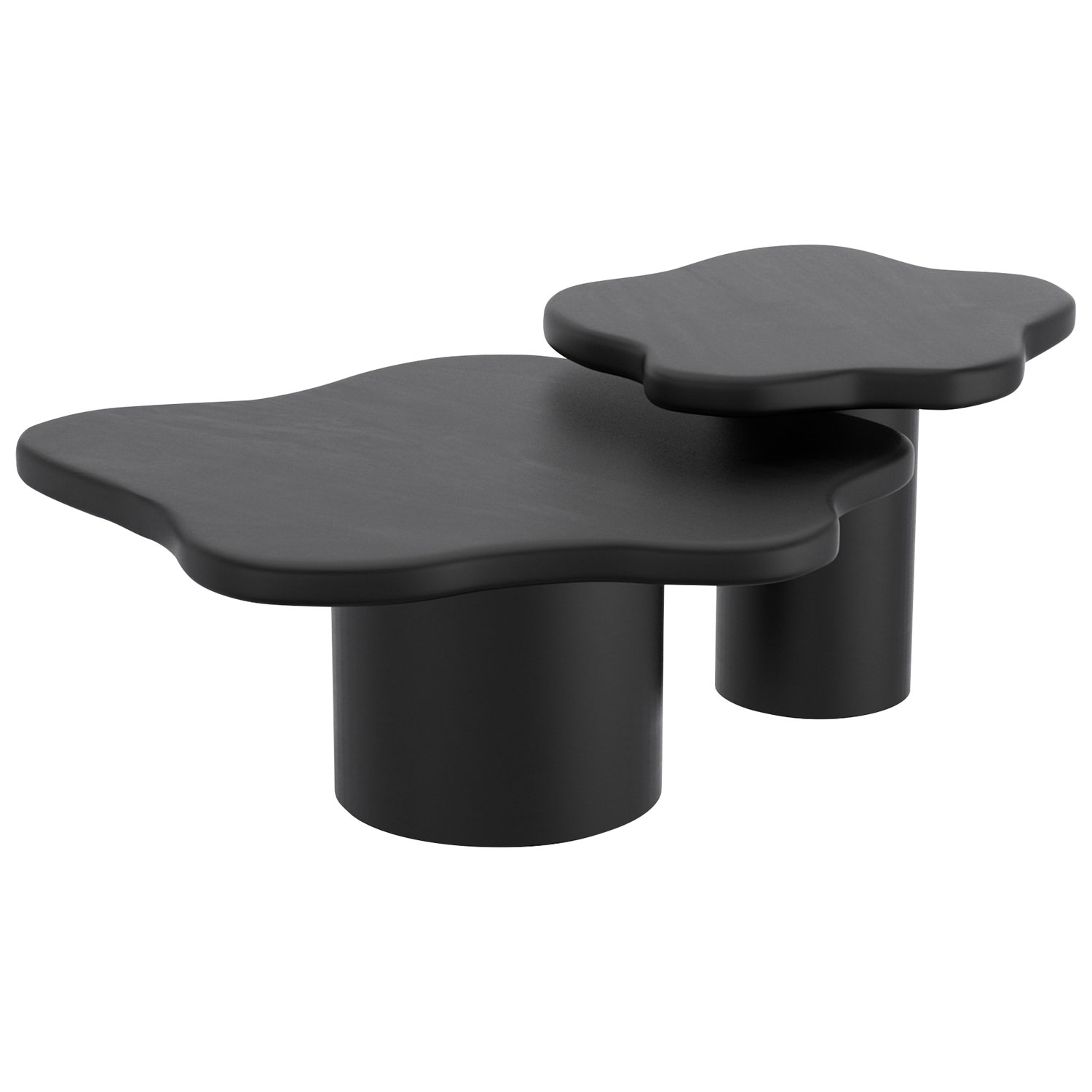 Ensemble de 2 tables contemporaines Mayal - Noir