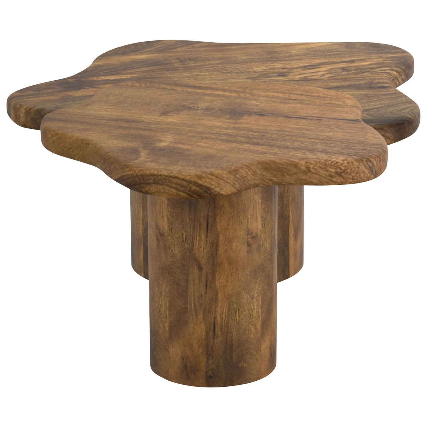 Mayal 2-Piece Contemporary Table Set - Walnut