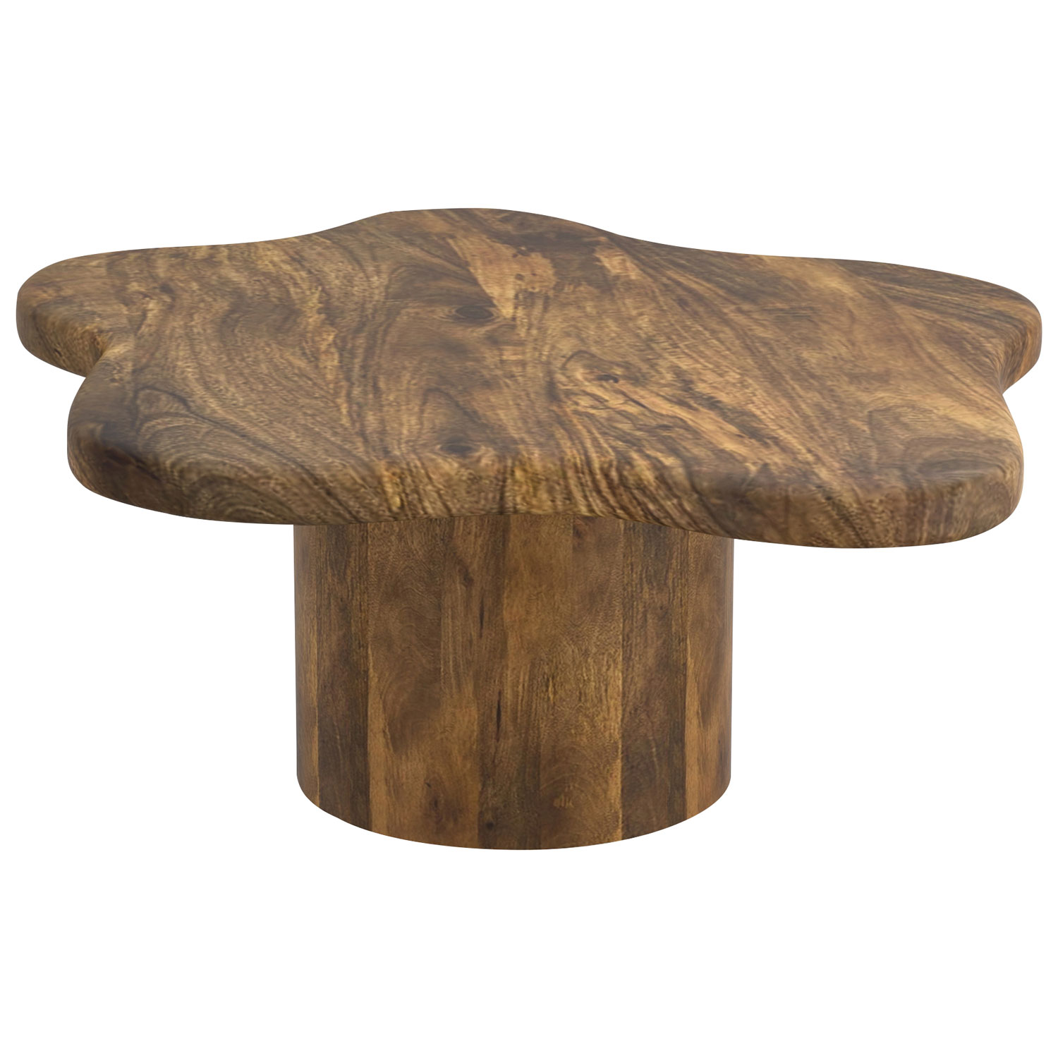 Mayal 2-Piece Contemporary Table Set - Walnut