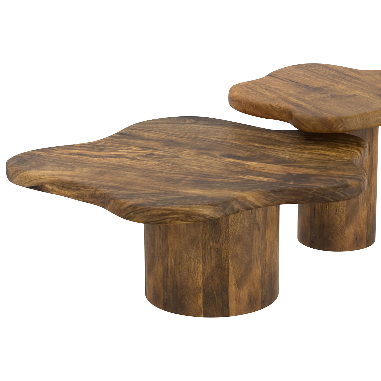Grande table basse contemporaine Mayal - Noyer