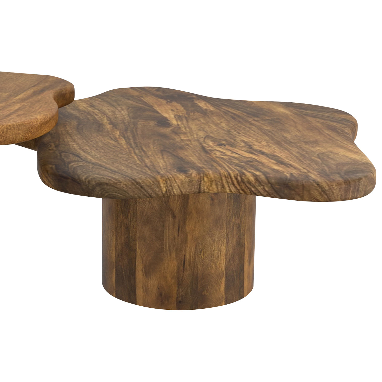 Grande table basse contemporaine Mayal - Noyer