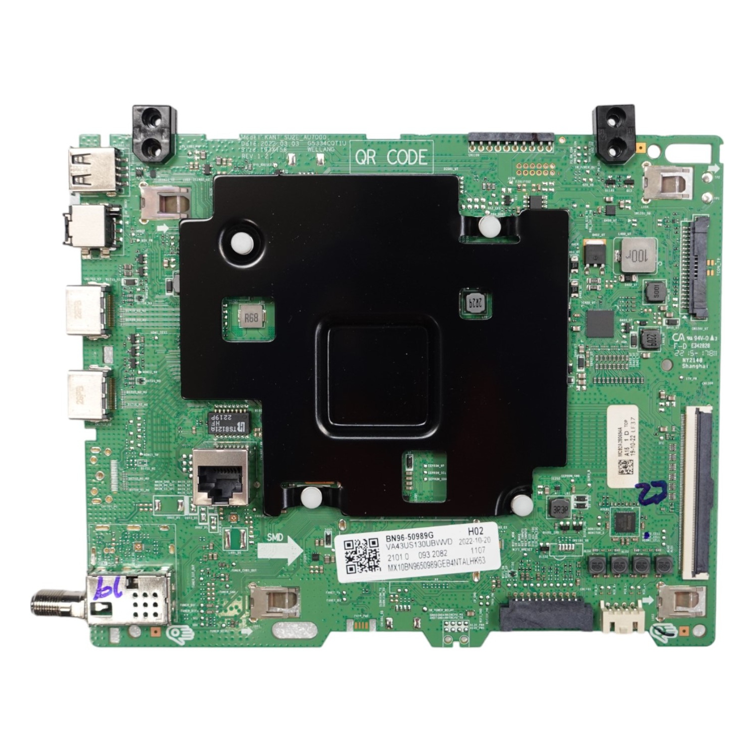 Remis à neuf Carte mère de téléviseur intelligent DEL HDR 4K 43 po 43TU7000 de Samsung N/P : BN96-52602&nbsp;B