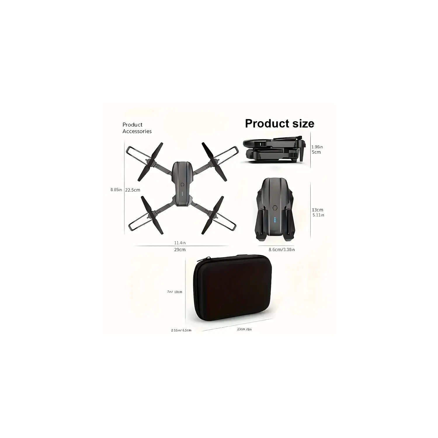 The E99 Drone: Dual Cameras, Three Batteries, Mobile App Control - Indoor Flying Toys, Perfect for Halloween/Christmas/New Year Gifts