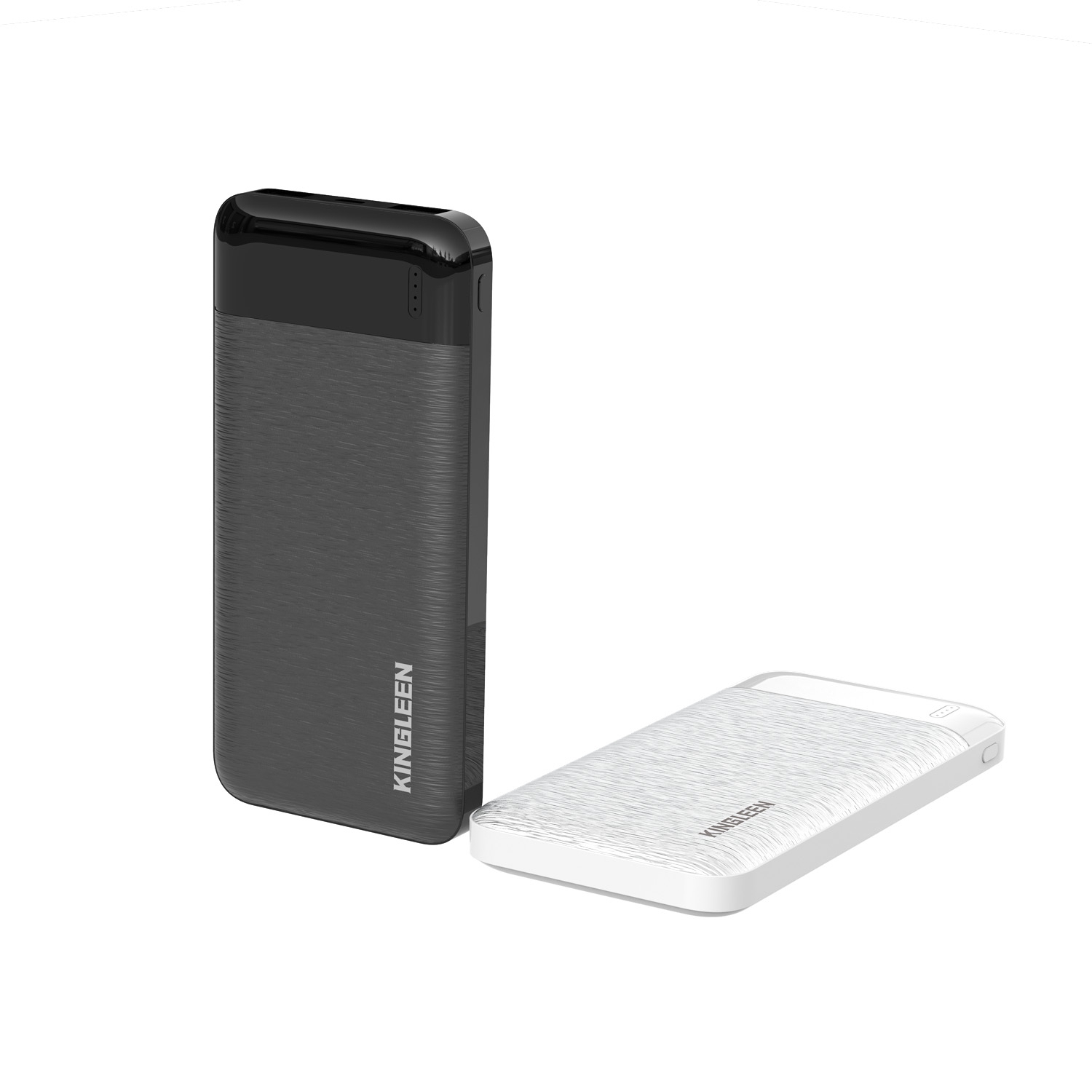 Chargeur portable 10000&nbsp;mAh USB double à recharge rapide KINGLEEN - Noir