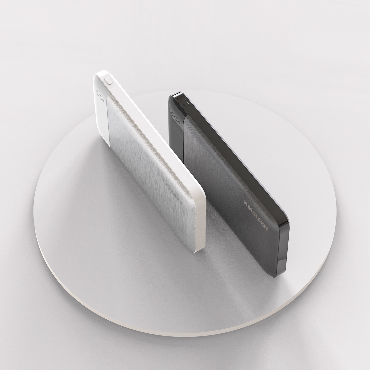 Chargeur portable 10000&nbsp;mAh USB double à recharge rapide KINGLEEN - Noir