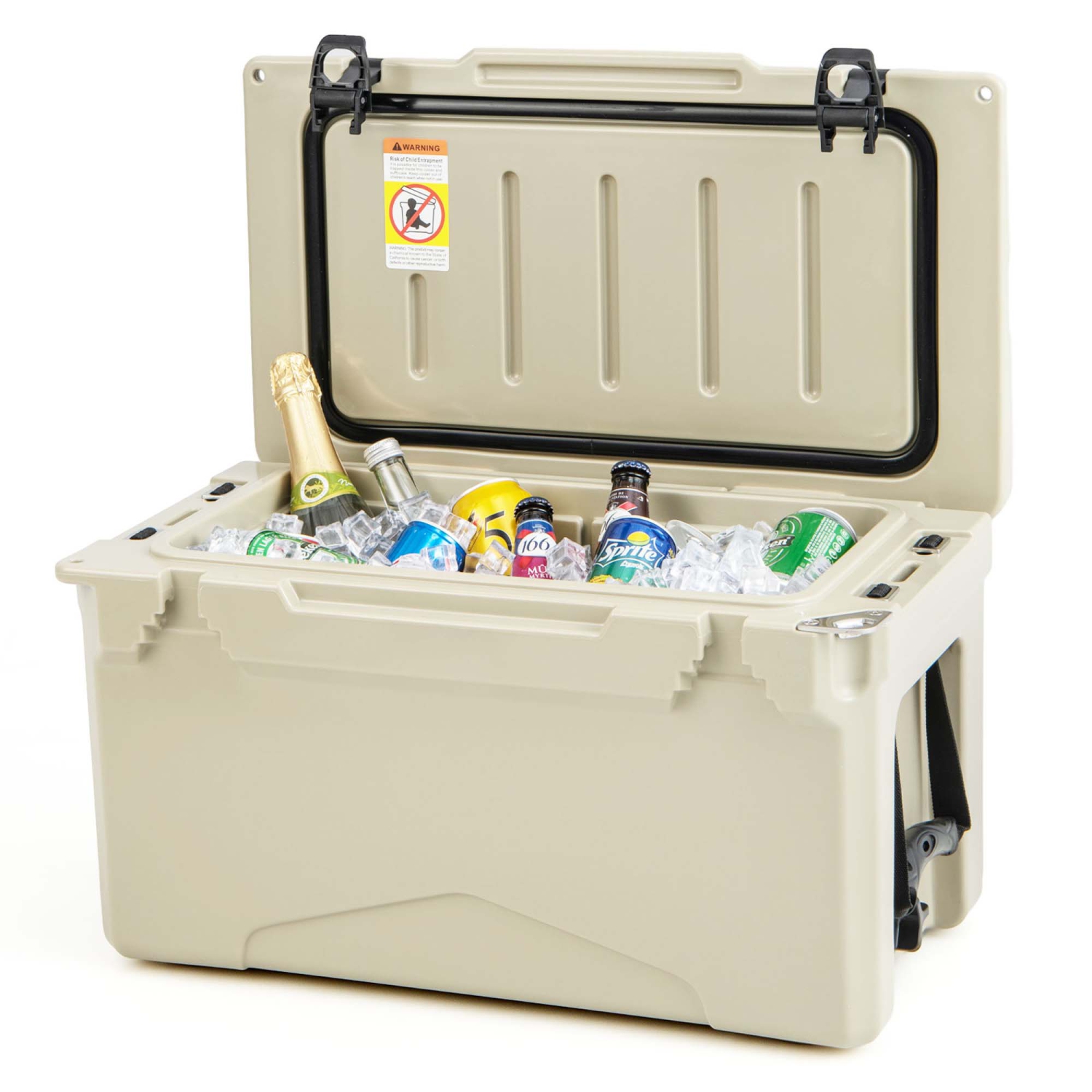 Costway 30 QT Rotomolded Cooler Portable Ice Chest Ice Retention for 5-7 Days
