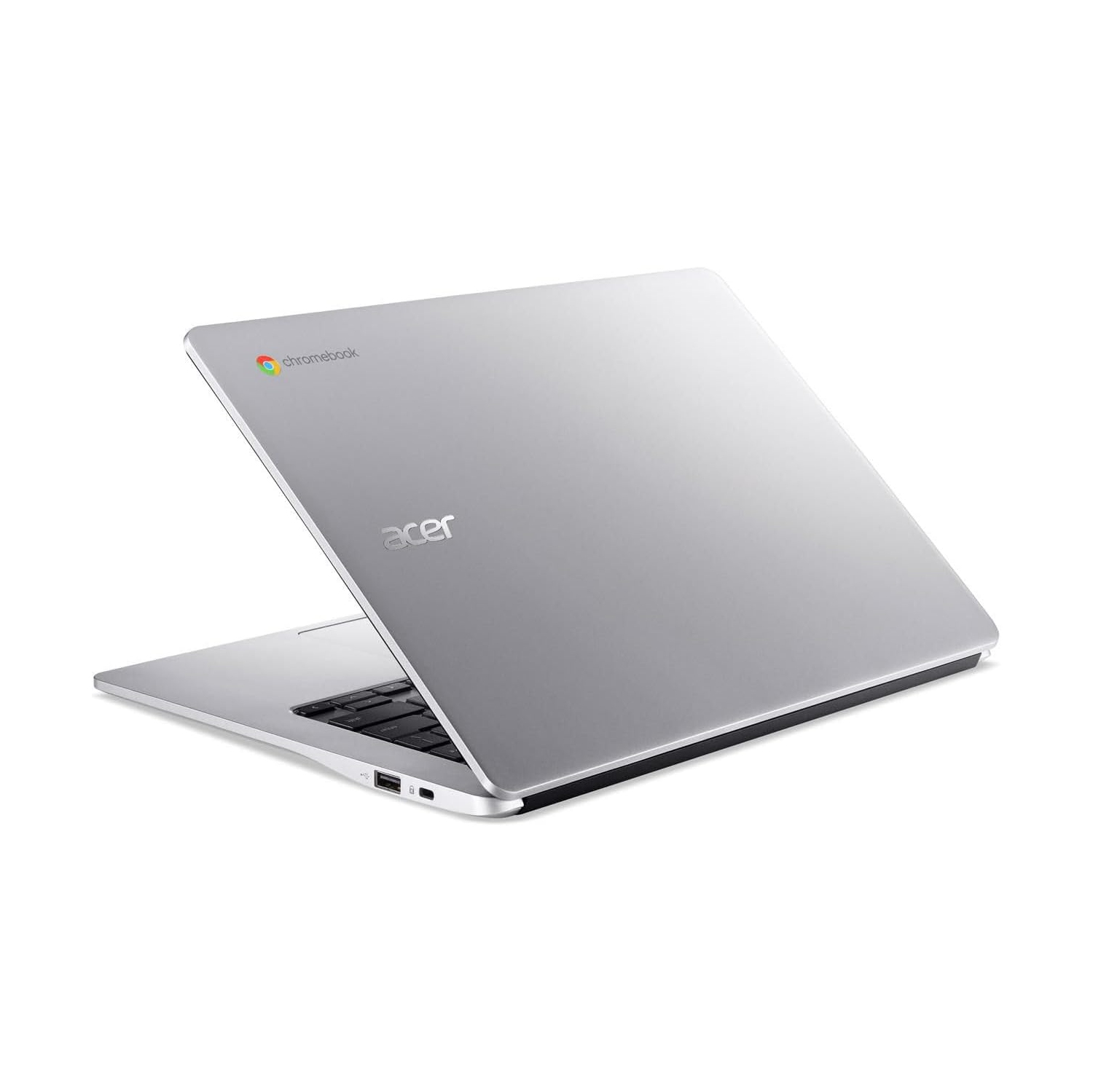 Refurbished Acer CB314-2HT-K4YL 14" FHD Touchscreen MediaTek MT8183 2GHz MediaTek Mali-G72 MP3 8GB RAM 128GB SSD Chrome OS Pure Silver