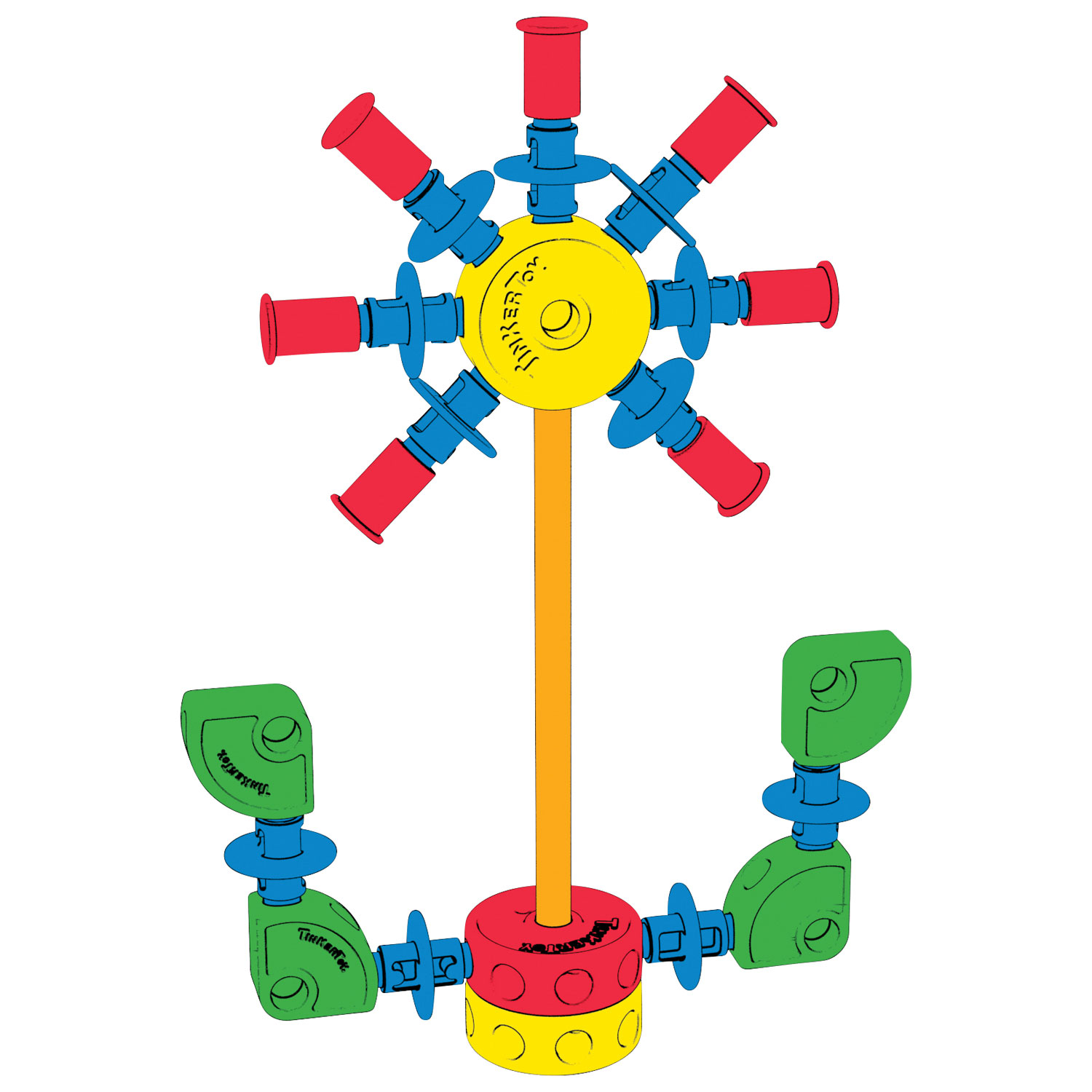 K’NEX Tinkertoy Classic Building Tin - 100 Pieces