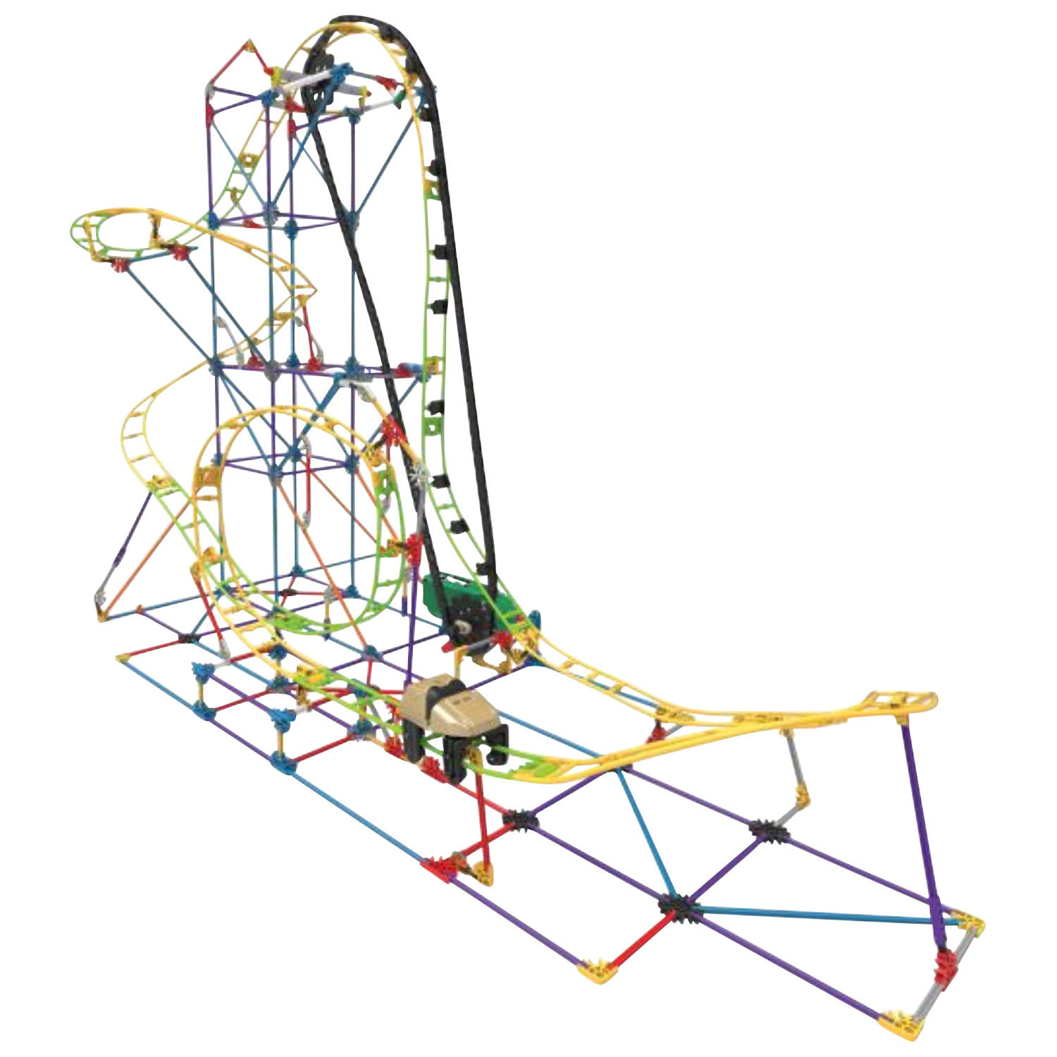K’NEX Education STEM Explorations Roller Coaster Building Set - 546 Pieces
