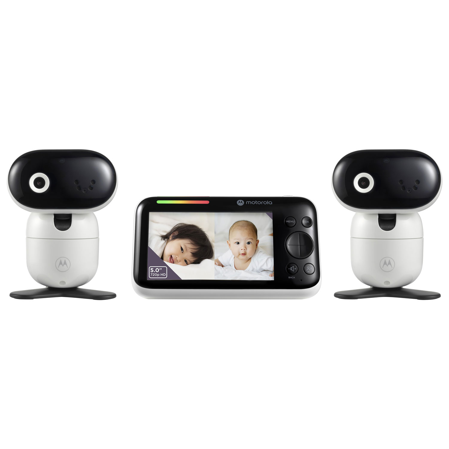 Motorola 5" Wi-Fi HD Motorized Video Baby Monitor (PIP1610CS-2) - 2 Pack