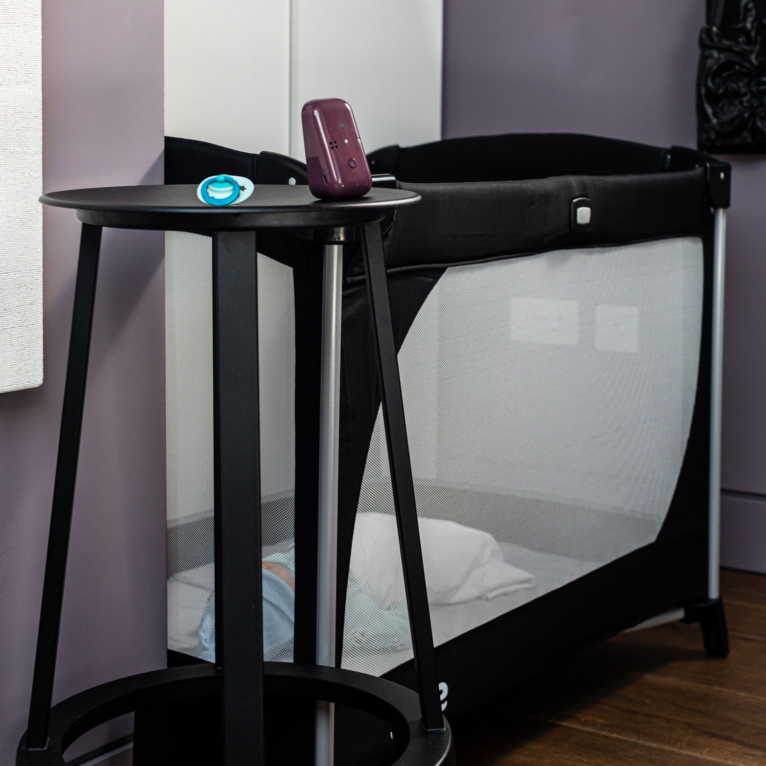 Interphone de surveillance audio portatif de Motorola - Ensemble de 2 - Violet/Noir