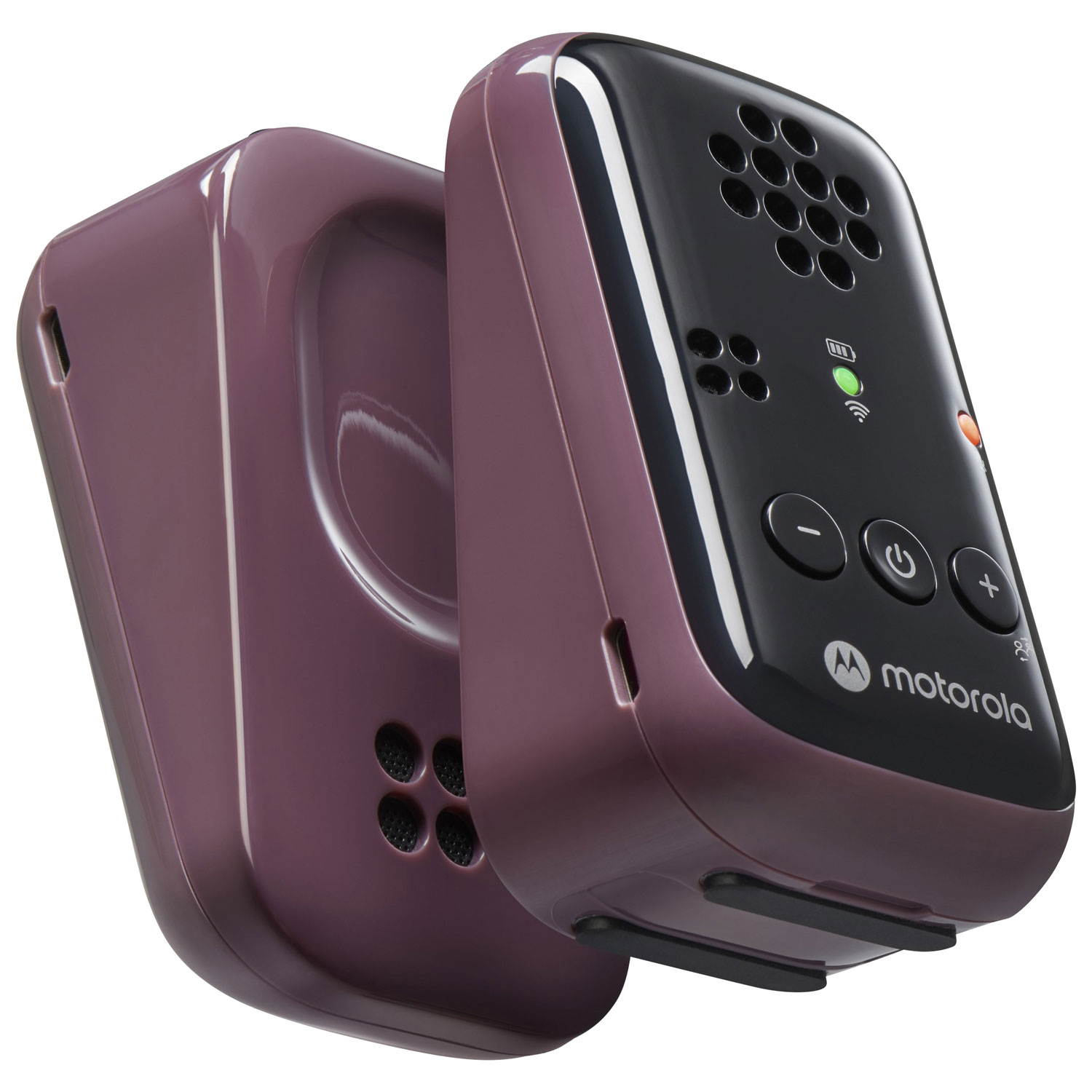 Interphone de surveillance audio portatif de Motorola - Ensemble de 2 - Violet/Noir