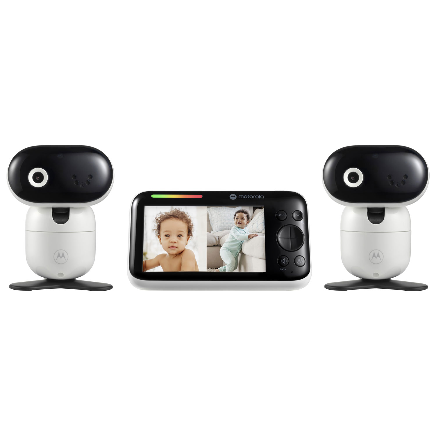 Motorola 5" Wi-Fi Motorized Smart Monitor (PIP1510-2) - Double Camera - White