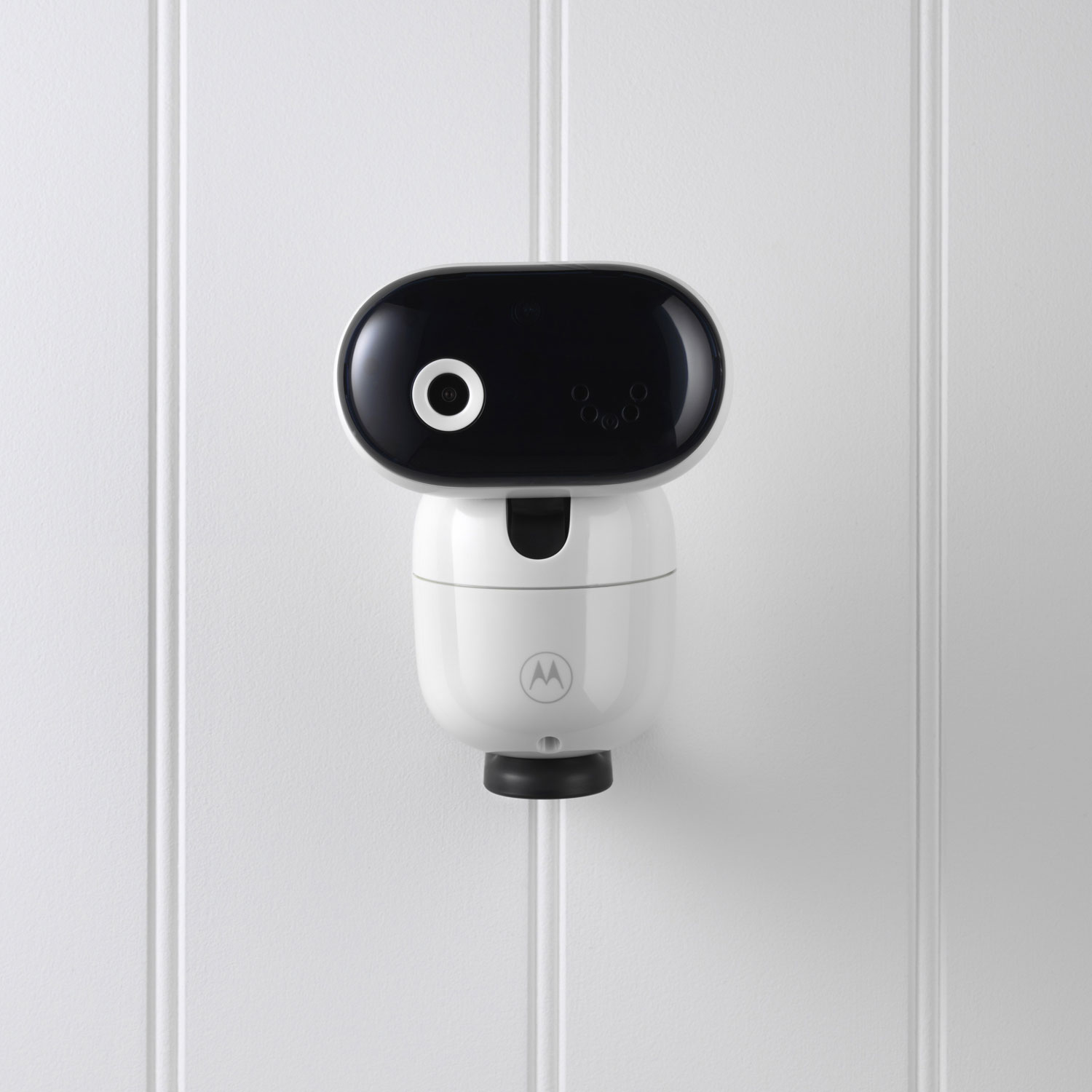 Interphone de surveillance intelligent motorisé Wi-Fi HD 5 po de Motorola - Blanc