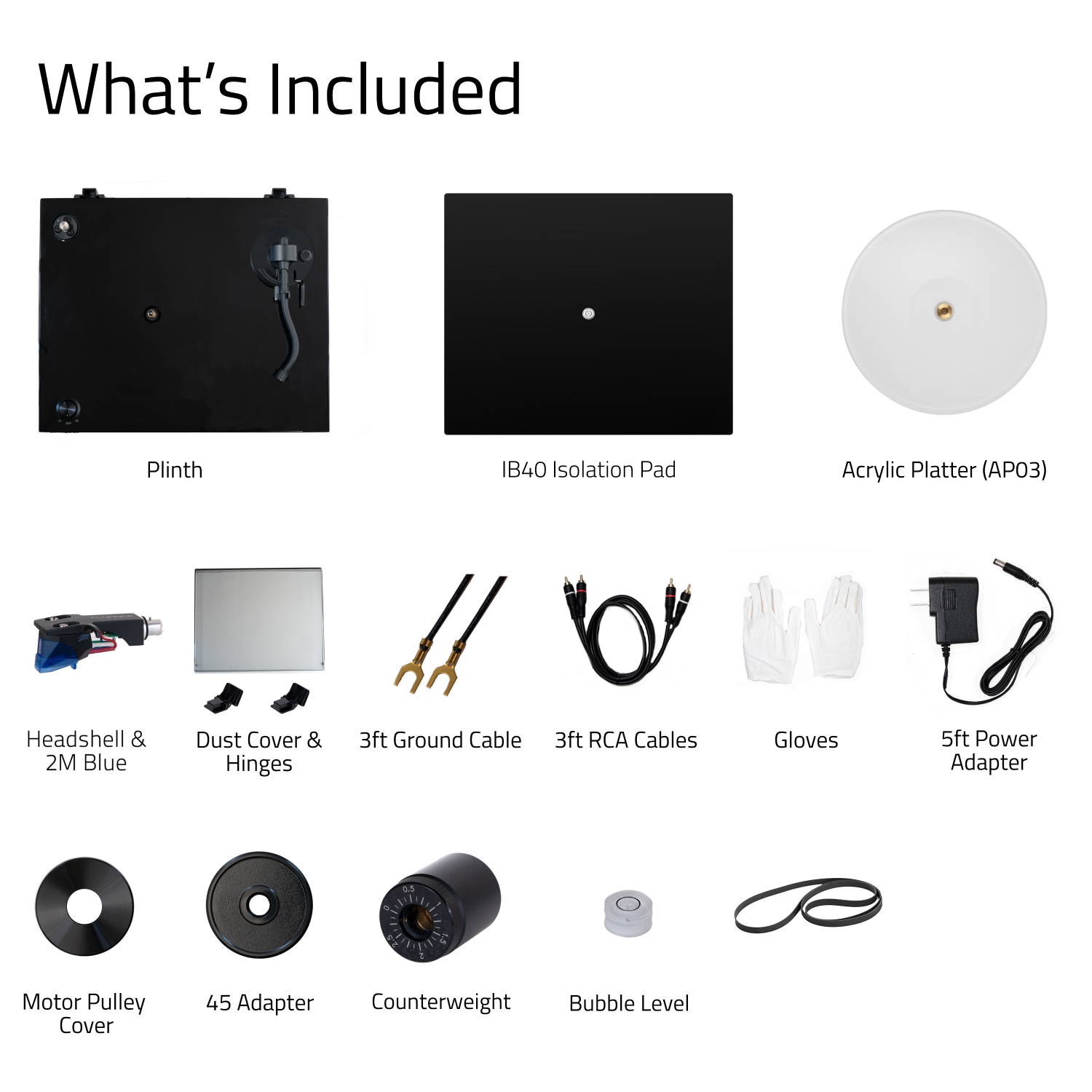 Fluance RT85 Reference HiFi Turntable with Ortofon 2M Blue Elliptical Cartridge And Anti-Vibration Isolation Base