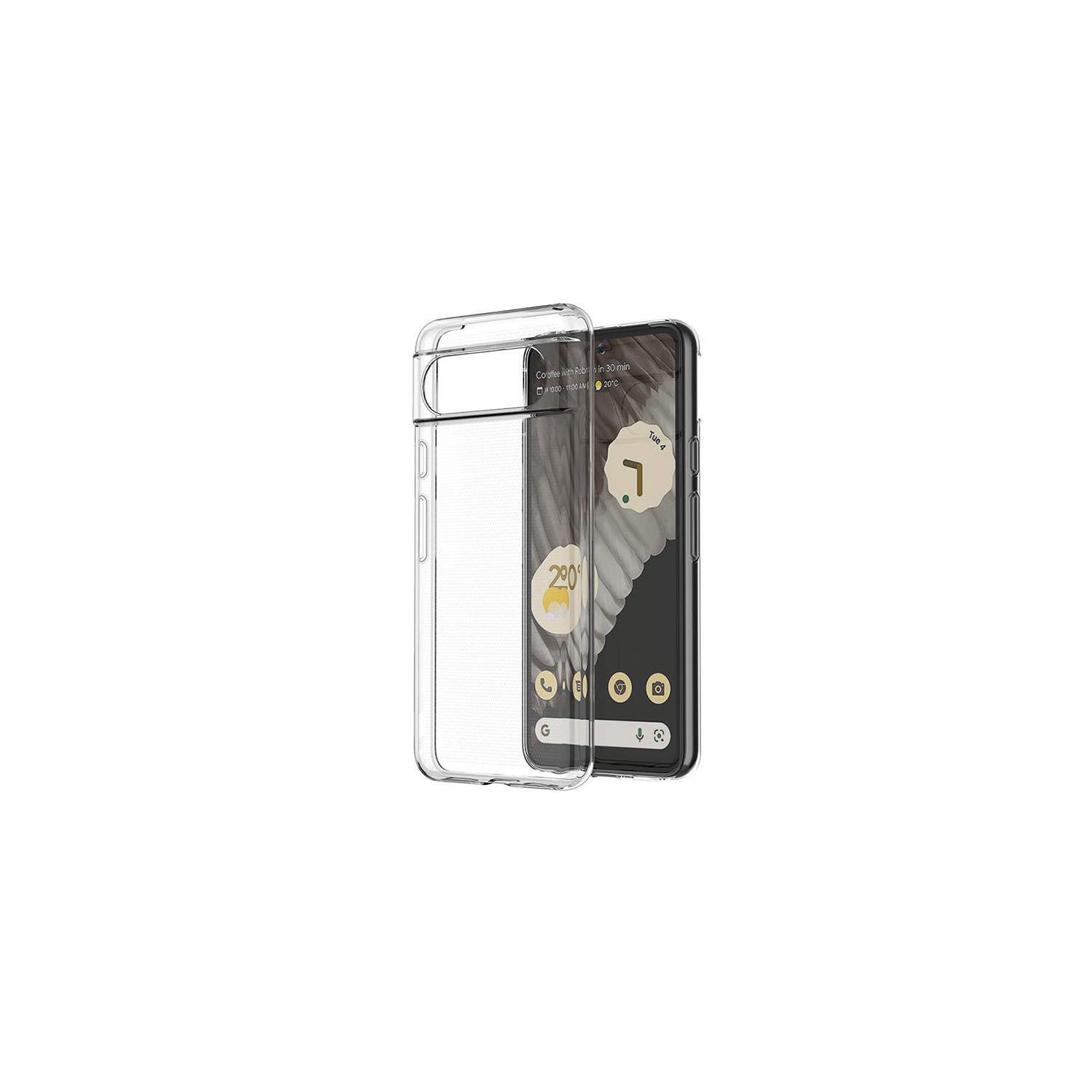 PANDACO Clear Case for Google Pixel 8a