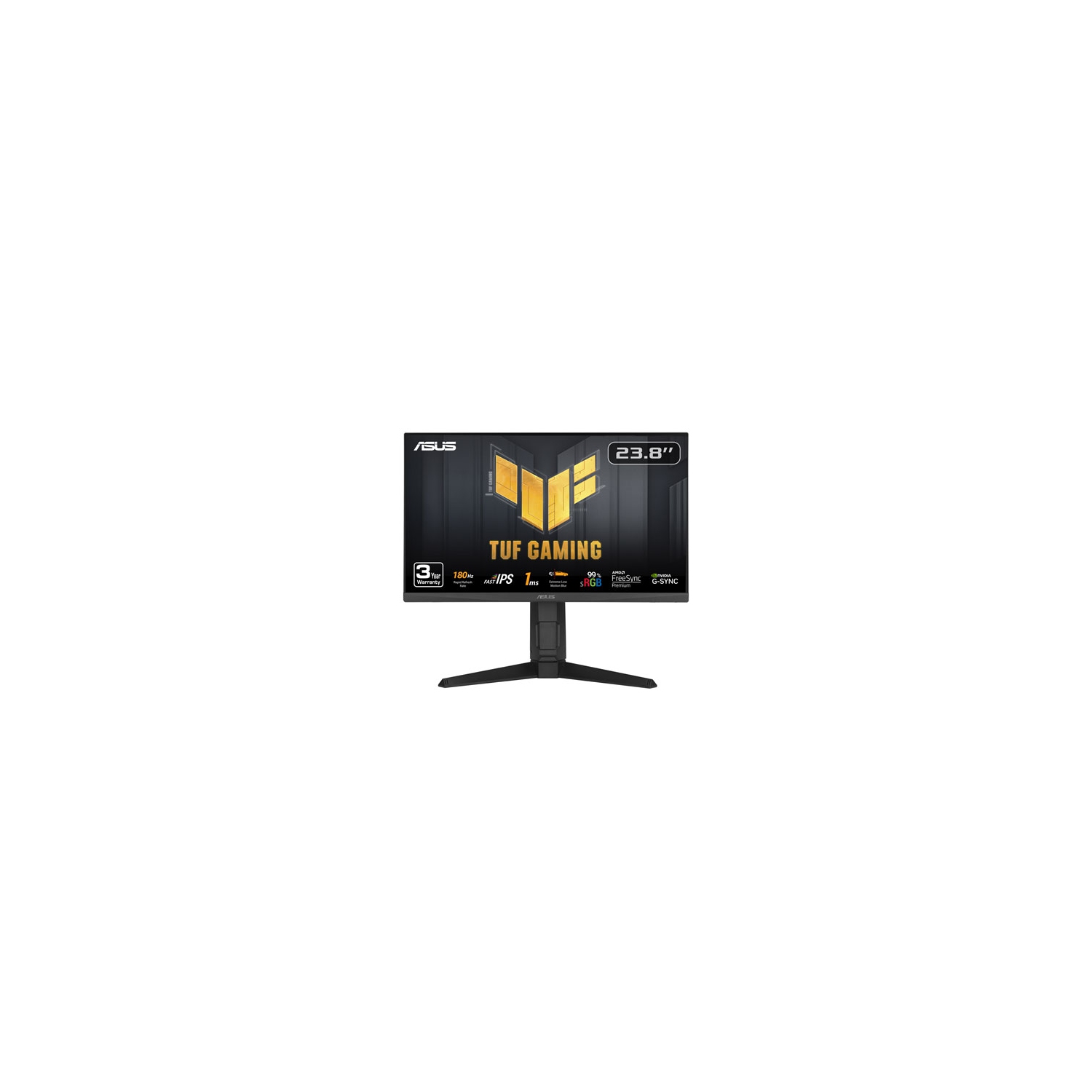 Open Box - ASUS TUF 23.8" FHD 180Hz 1ms GTG IPS LED G-Sync FreeSync Gaming Monitor