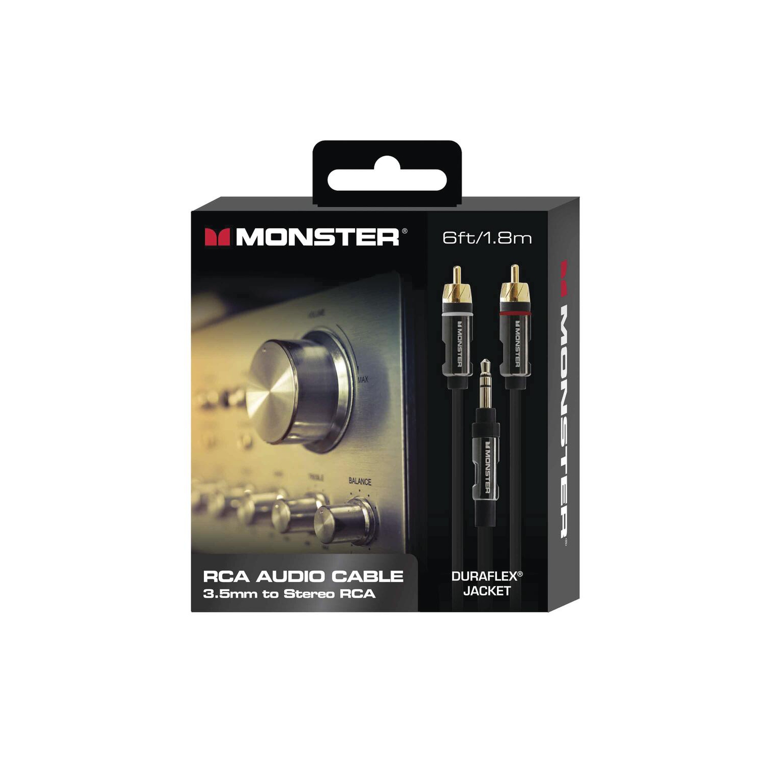 Câble audio RCA vers 3,5&nbsp;mm 6&nbsp;pi de Monster