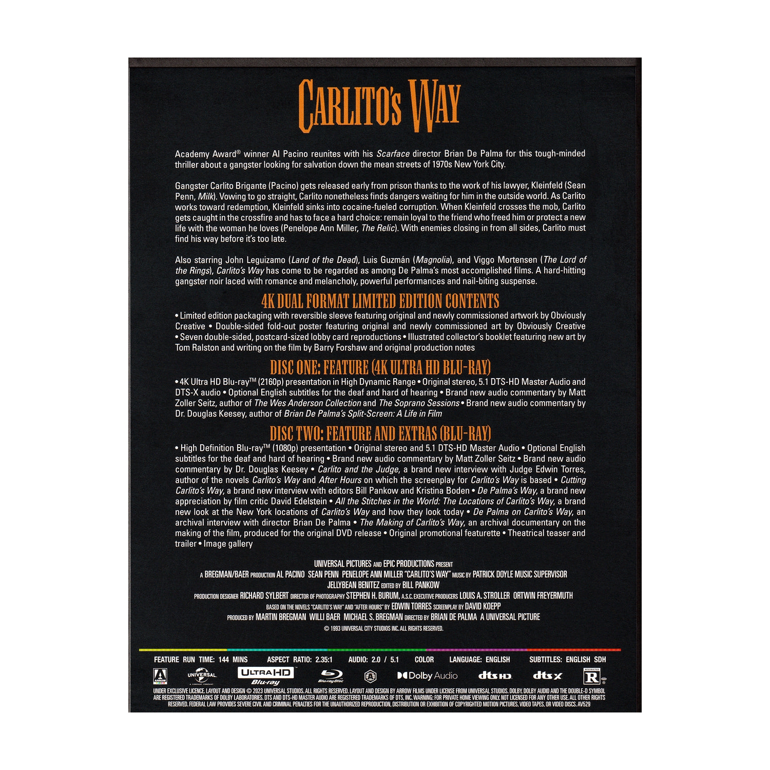 Carlito's Way [ULTRA HD]