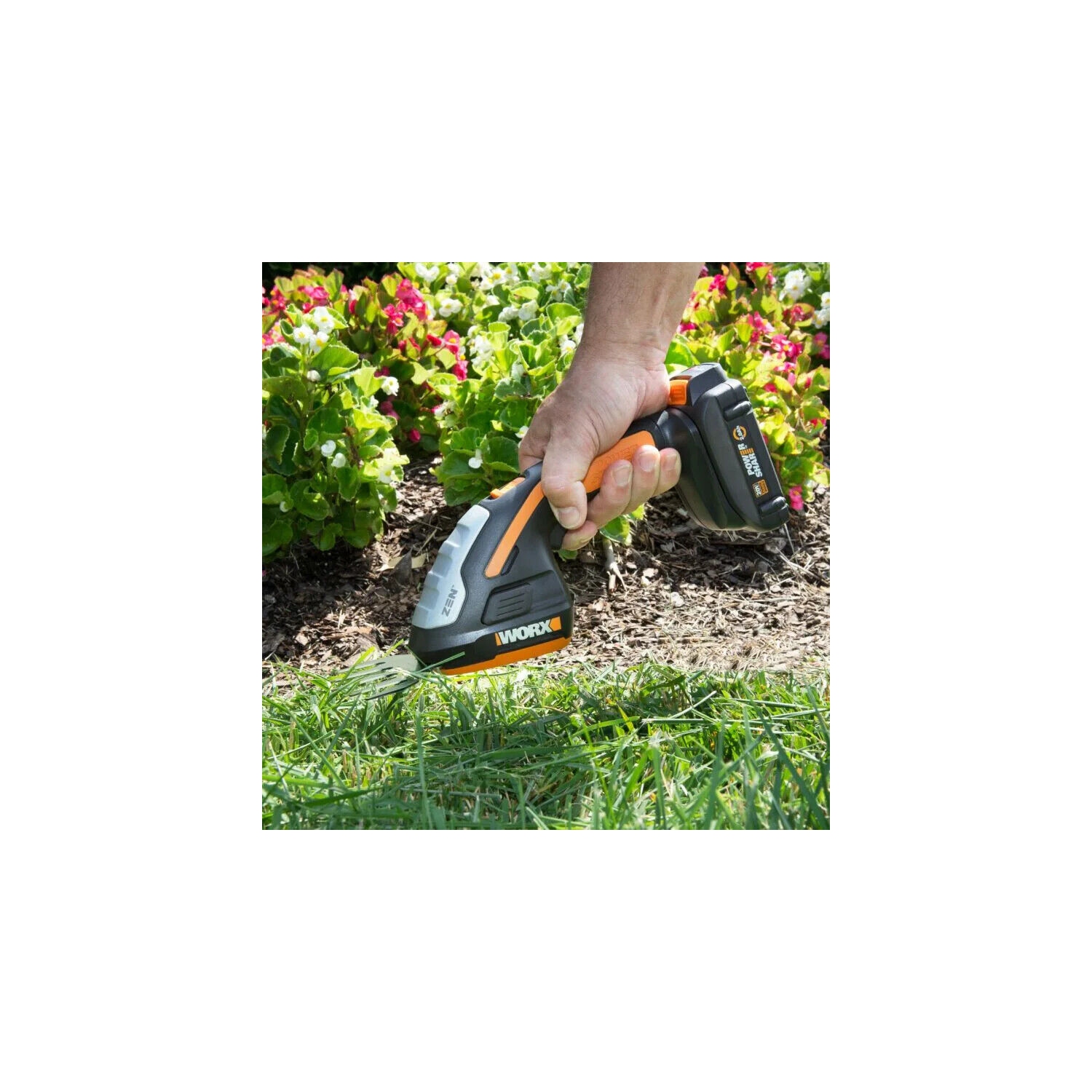 Worx WG801 20V Power Share Cordless 4" Shear and 8" Shrubber Trimmer