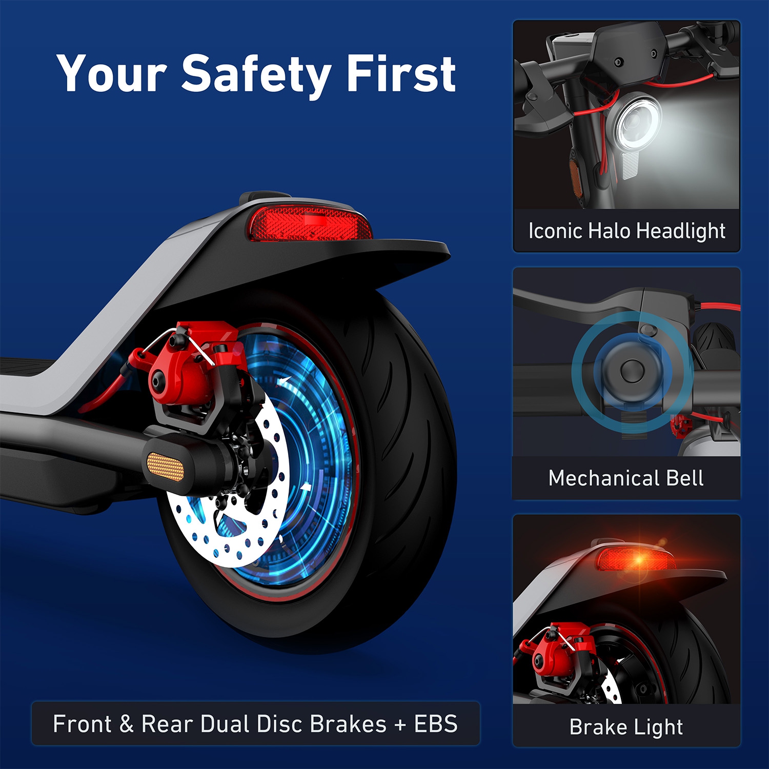 Refurbished Good - Niu KQi3 Max 450W Scooter Electrique Grey