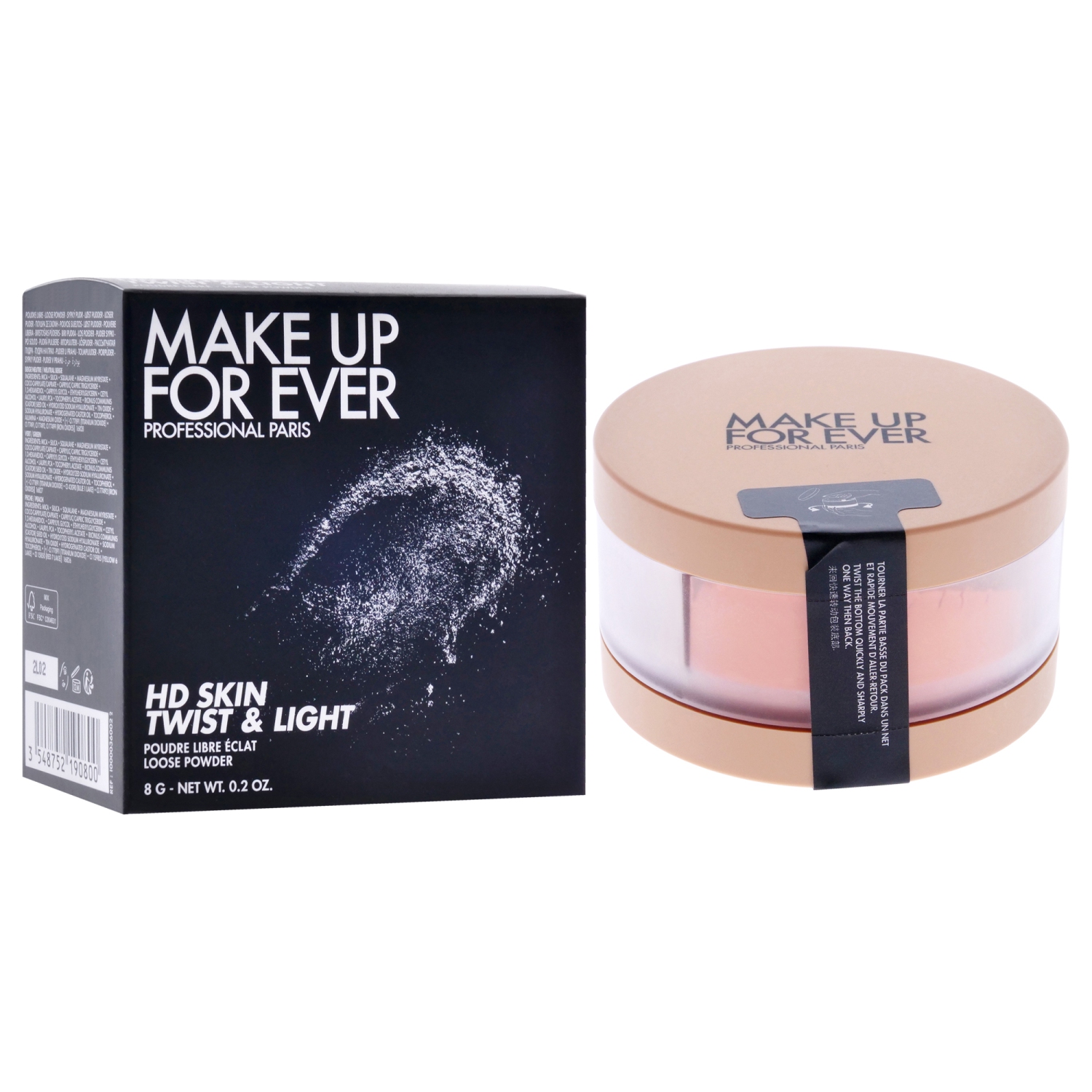 HD Skin Twist and Light - 2 Medium by Make Up For Ever pour femme - poudre 0,2&nbsp;oz