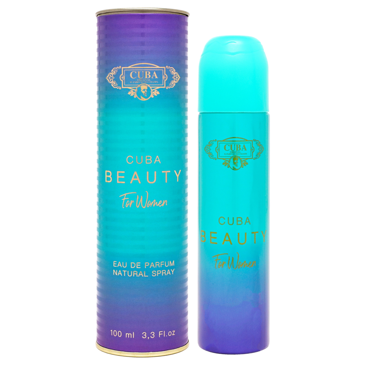 Cuba Beauté par Cuba pour femmes - 3,3&nbsp;oz EDP Spray
