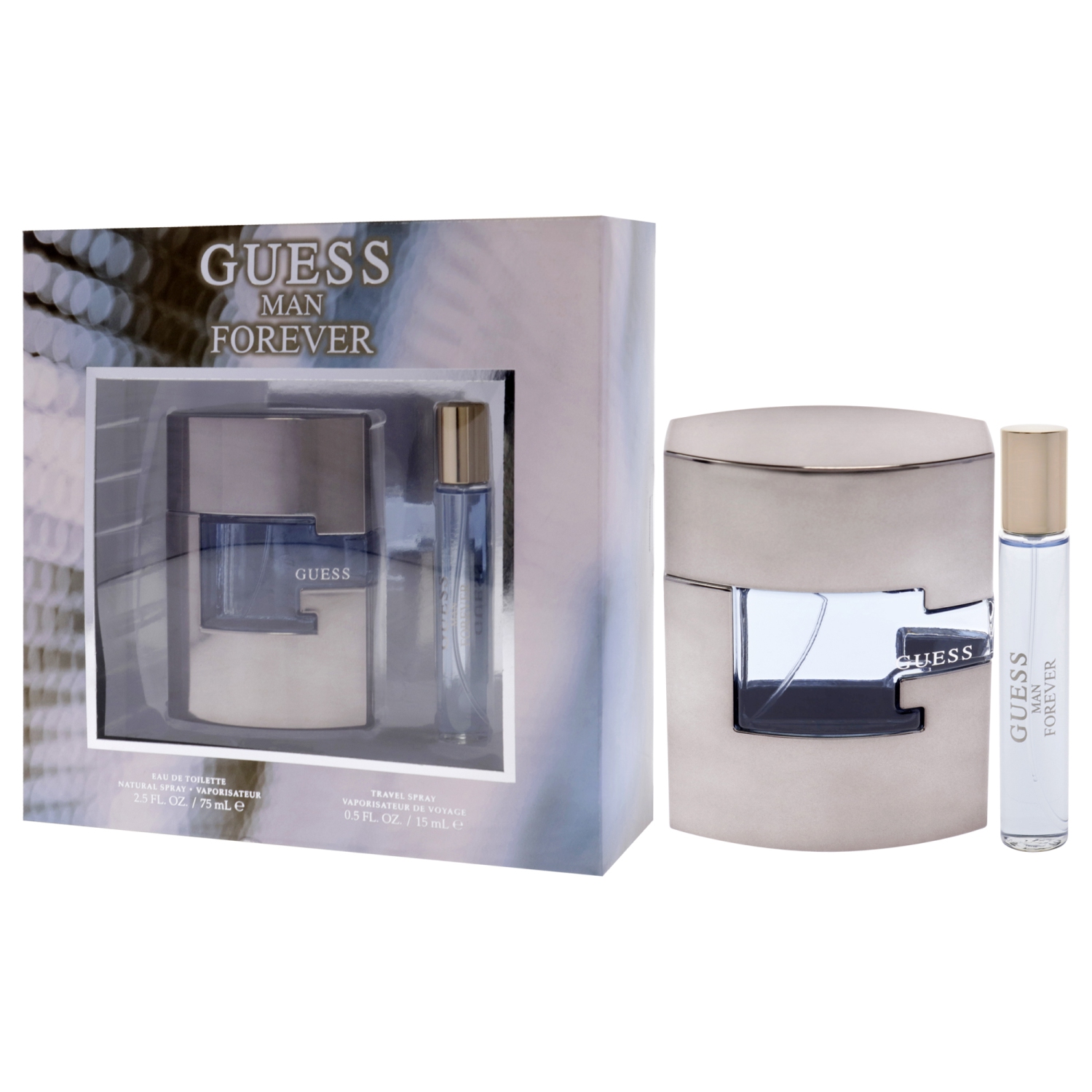 Guess Forever by Guess for Men - 2 Pc Gift Set 2.5oz EDT Spray, 0.5oz EDT Spray