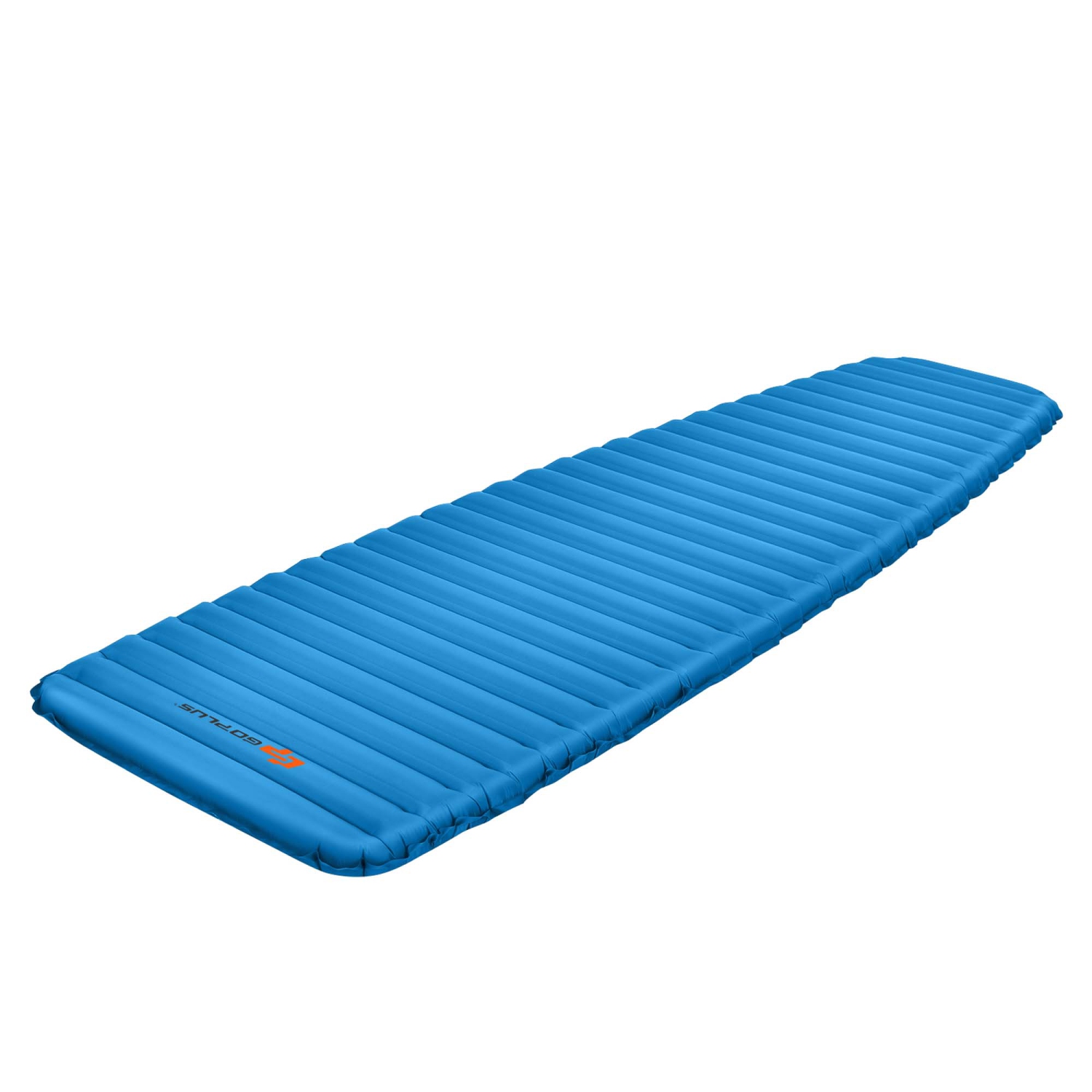 Matelas de camping gonflable de 3 po de Goplus, étanche et confortable, bleu/vert