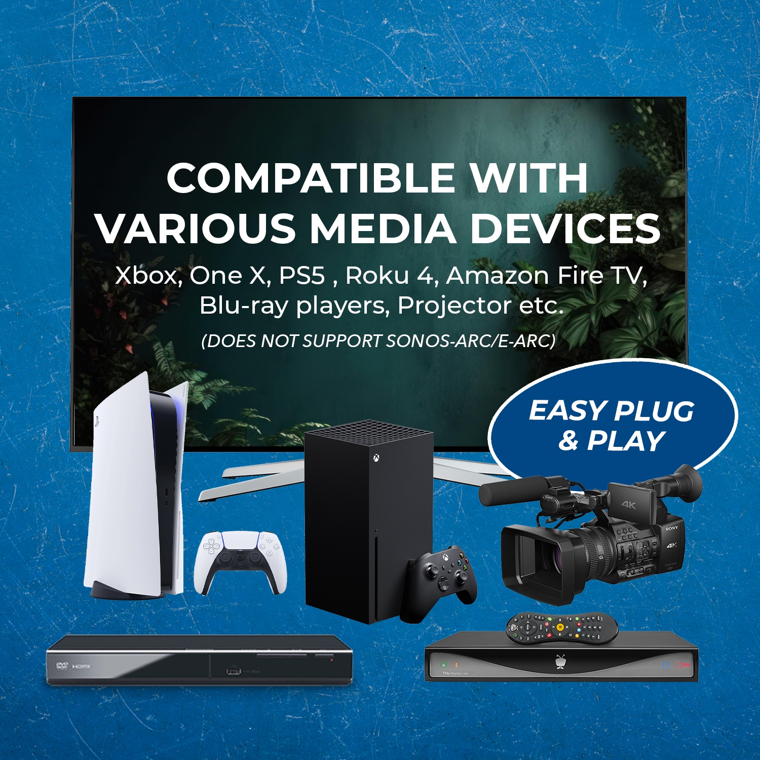 OREI 1x2 HDMI Splitter W/ Audio Out: 1-In 2-Out, UltraHD 8K, EDID