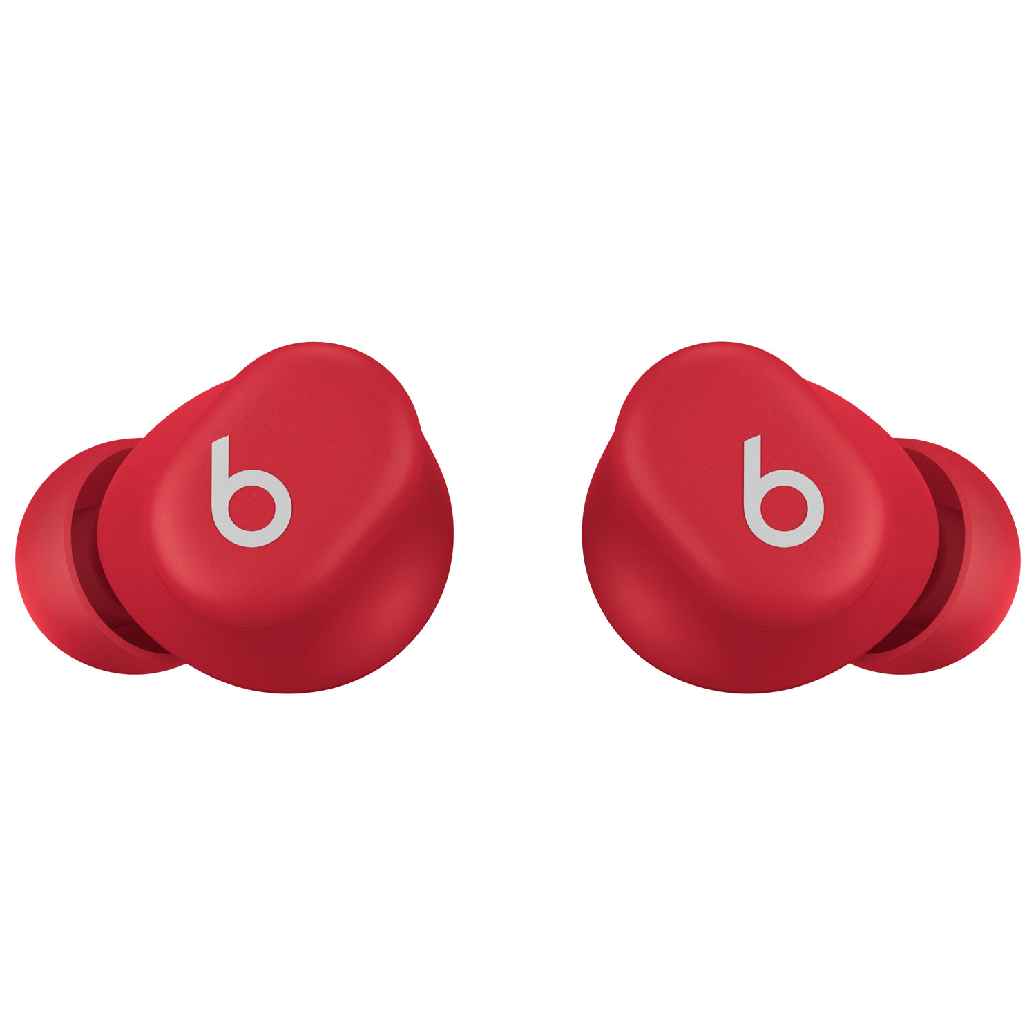 Beats By Dr. Dre Solo Buds In-Ear Sound Isolating Truly Wireless Headphones - Transparent Red