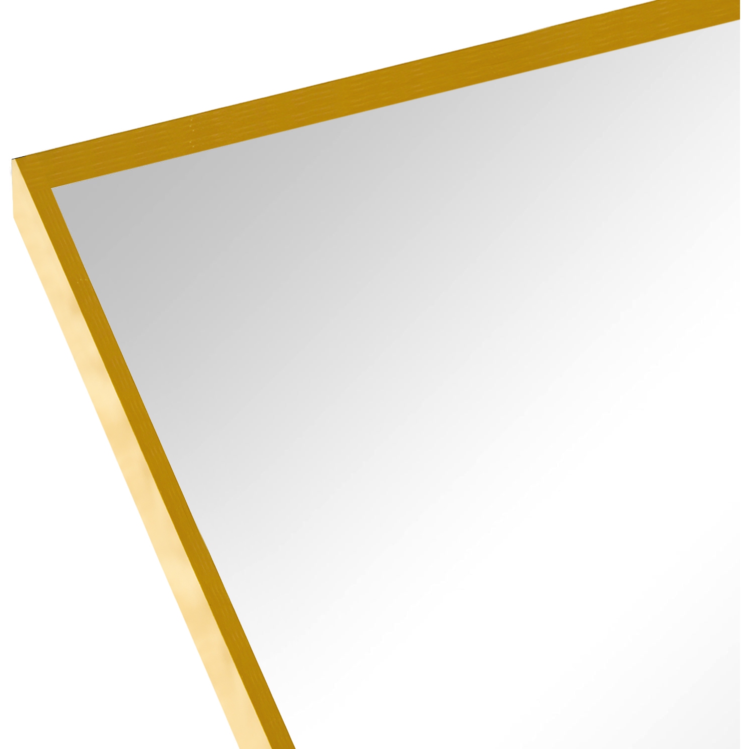 KOSSMAI 30"X 20" Arch Wall Mirror with Metal Frame for Living Room Dining Room Bathroom Entry - Gold