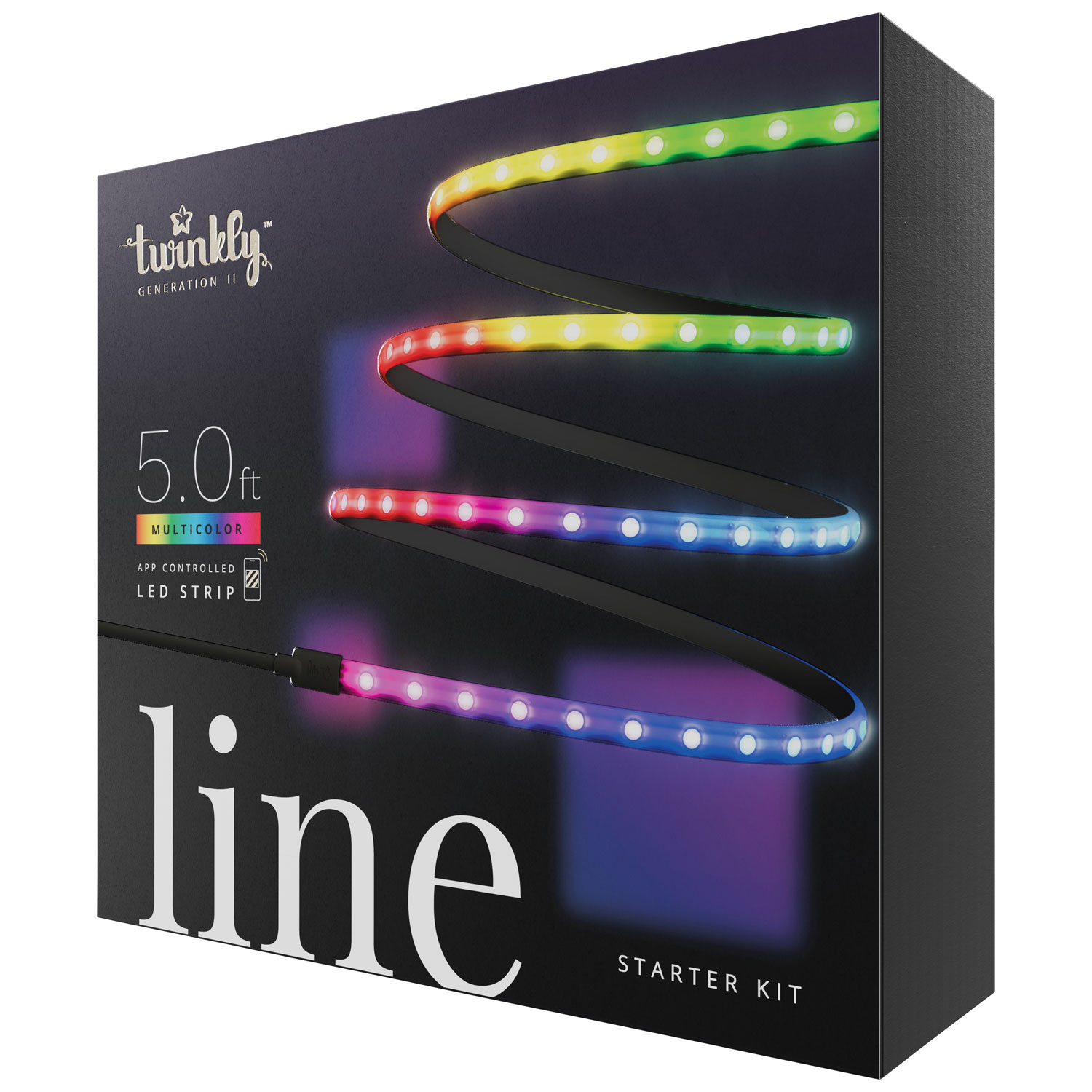 Twinkly Line Smart 1.5m Multi-Colour Light Strip Starter Kit