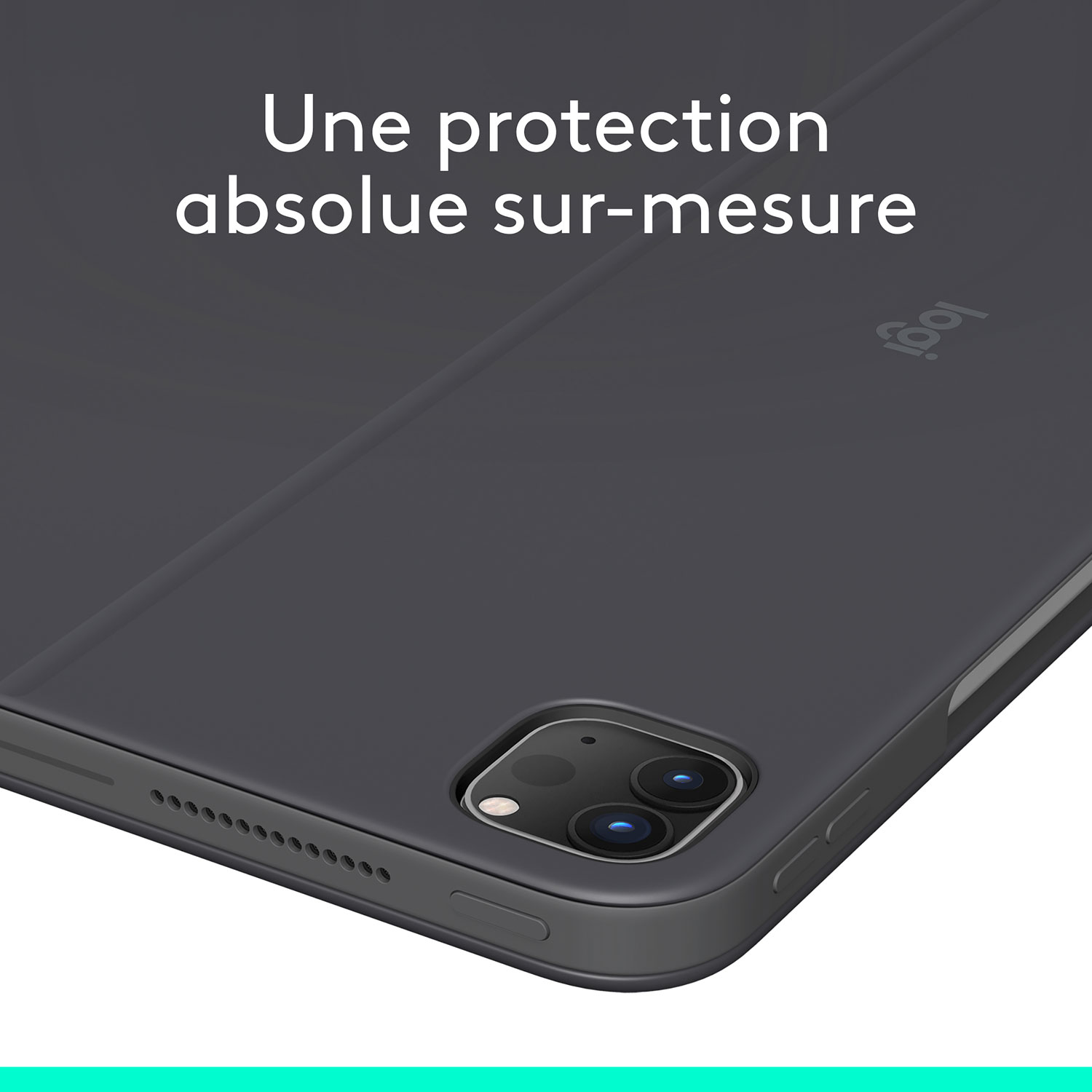 Logitech Combo Touch Keyboard Case with Trackpad for iPad Pro 13" - Graphite - English