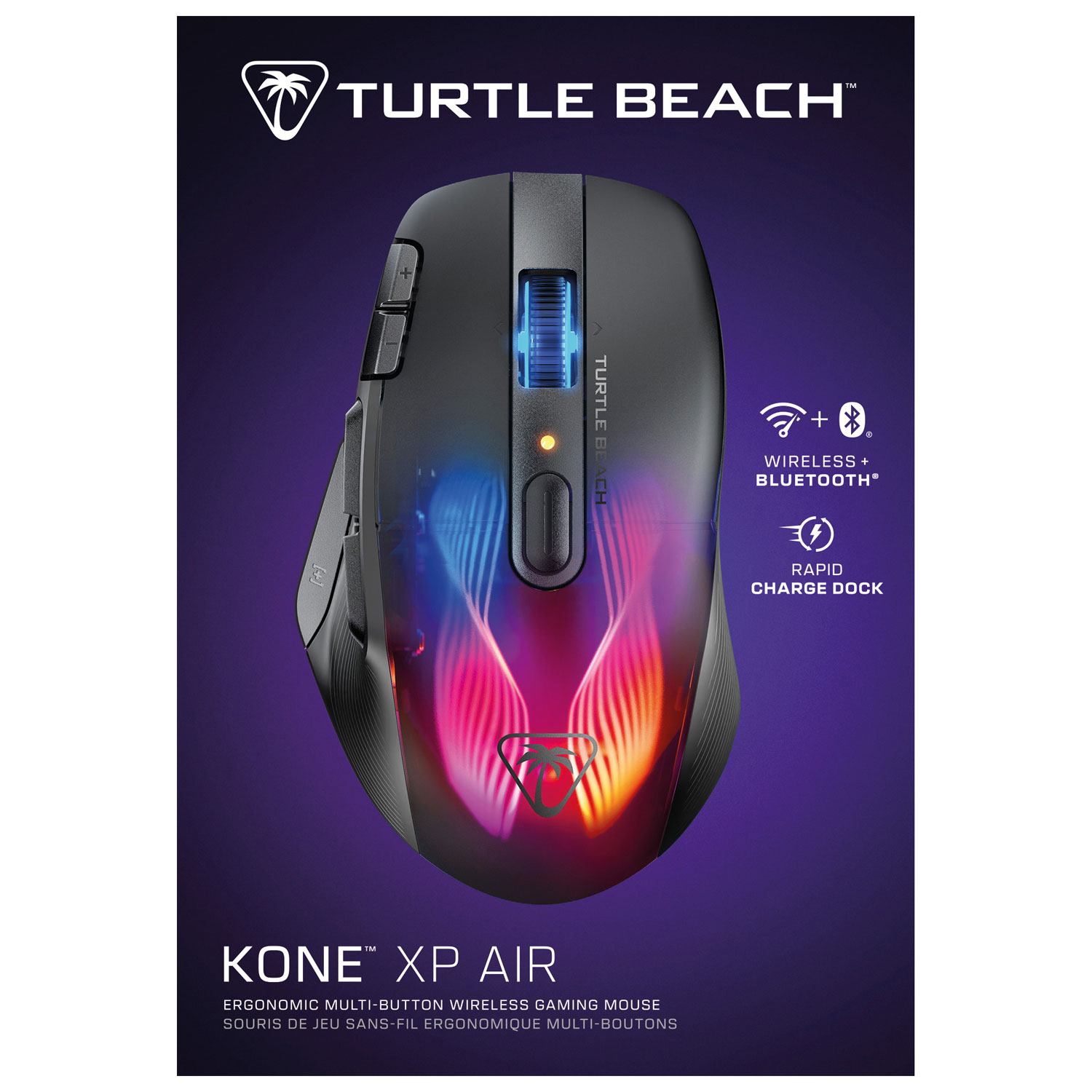 Souris de jeu Bluetooth de 19 000 ppp Kone XP Air de Turtle Beach - Noir - Exclusivité de Best Buy