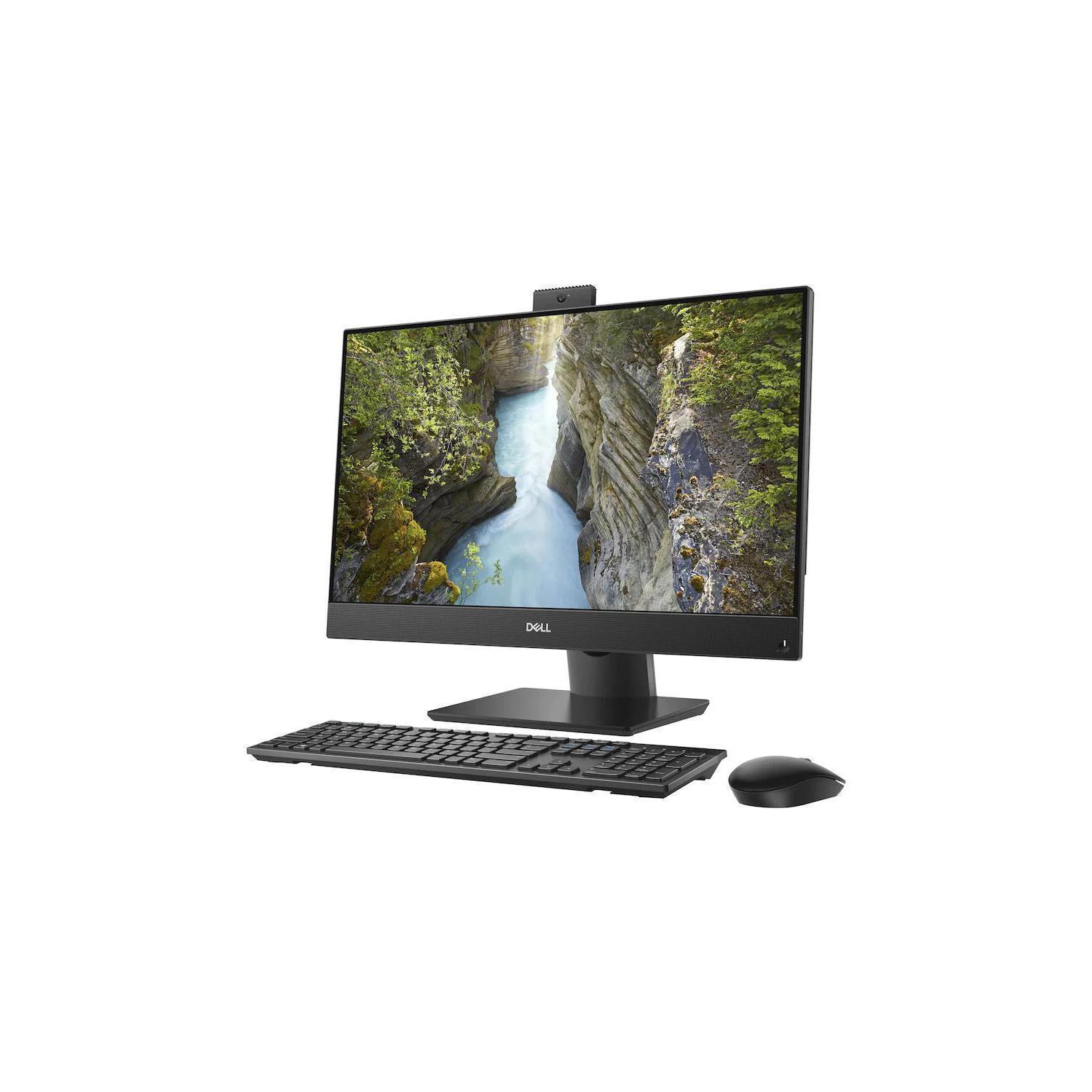 Refurbished (Good) - Dell OptiPlex 7470 23.8" Touch Screen AIO (All-In-One), Intel Core i5-9th Gen up to 4.2 ghz,16GB RAM, 512GB NVMe, Windows 11 Pro W/Dell wireless kb and mouse