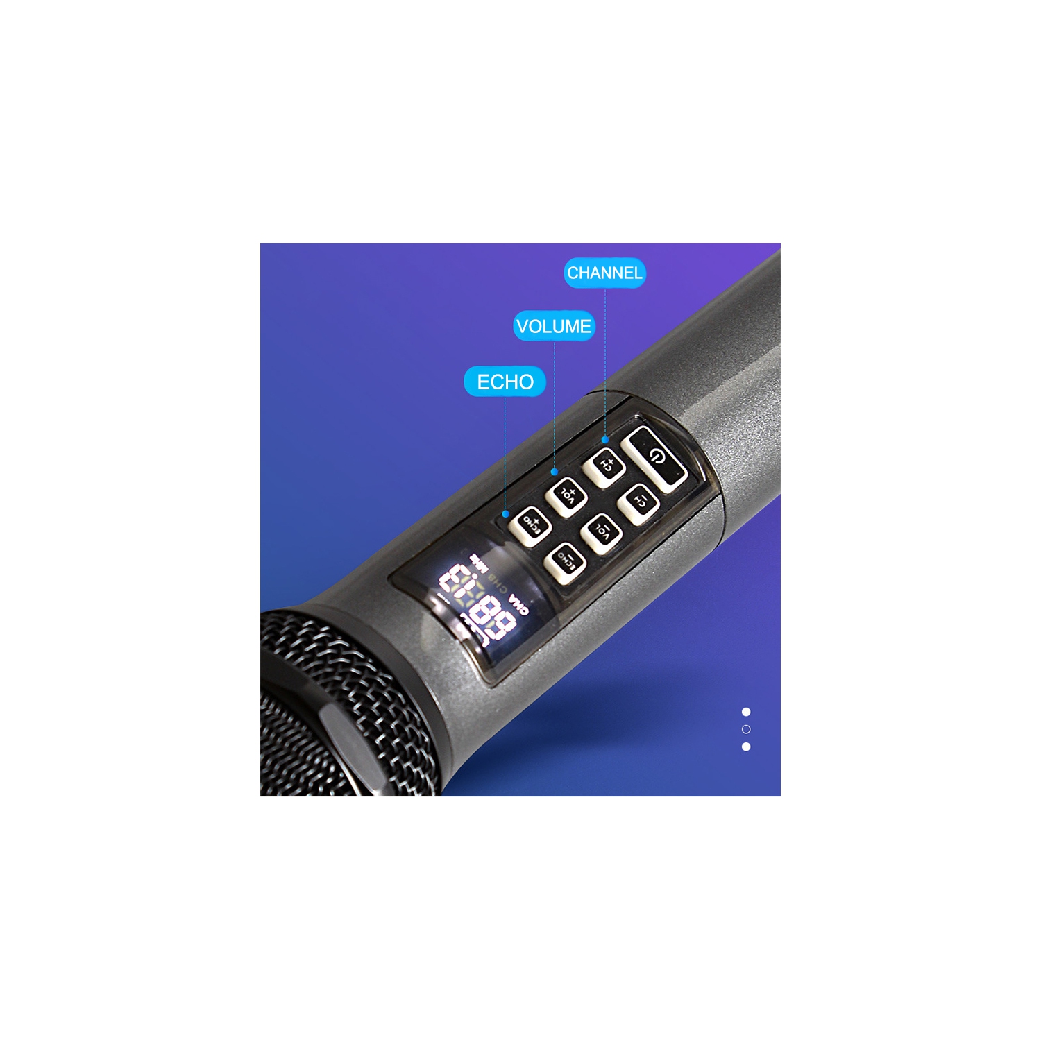 PEAK Karaoke ULTRA Microphones - Rechargeable to 10 hr life