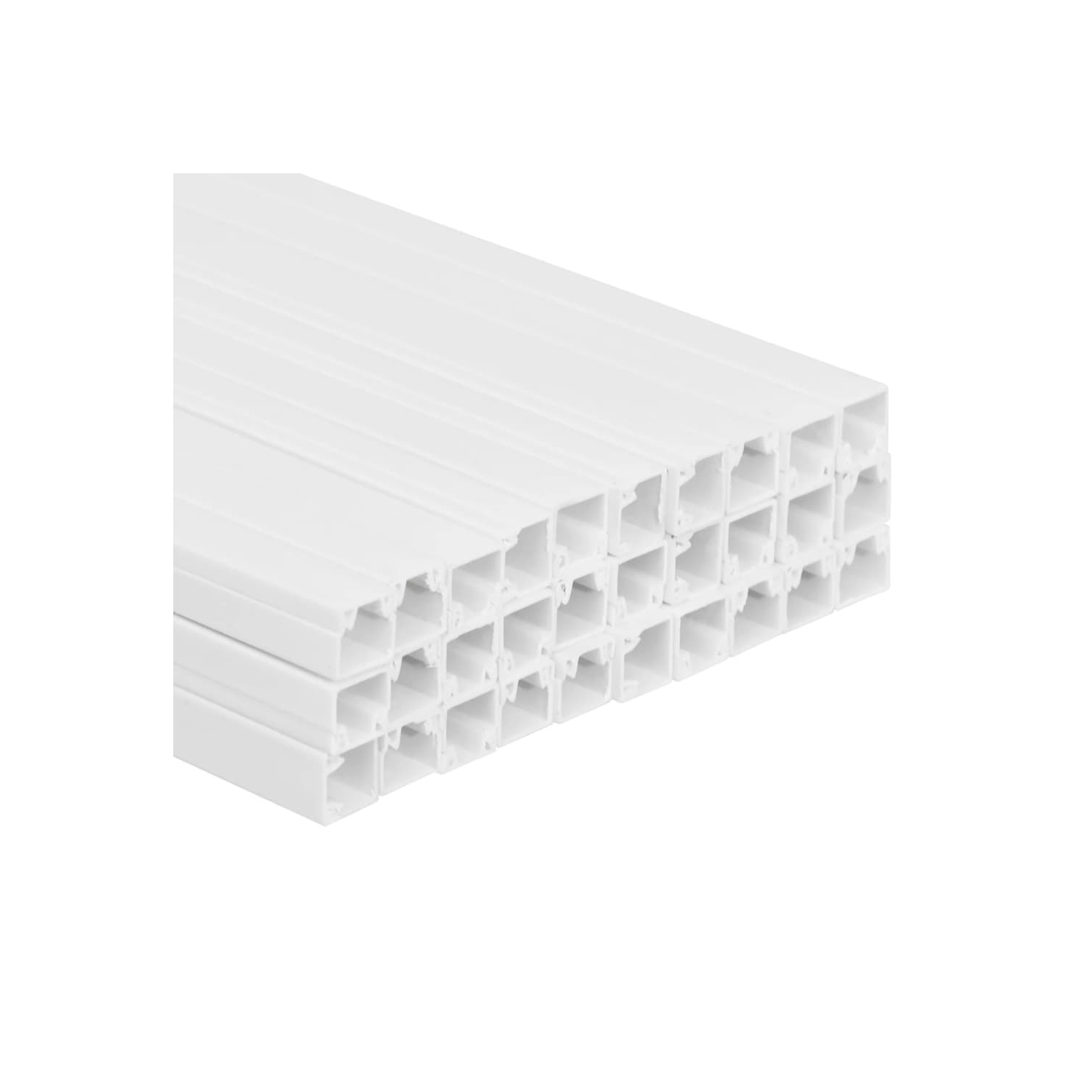 Câble à goulotte vidaXL 30 x 30 x 20&nbsp;mm en PVC 30&nbsp;m