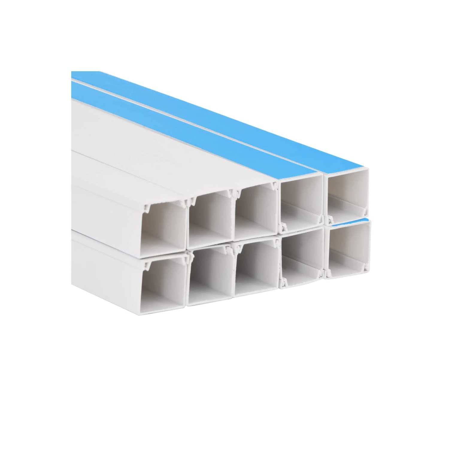 Câble autoadhésif autoadhésif vidaXL 10&nbsp;m PVC 40 x 25&nbsp;mm