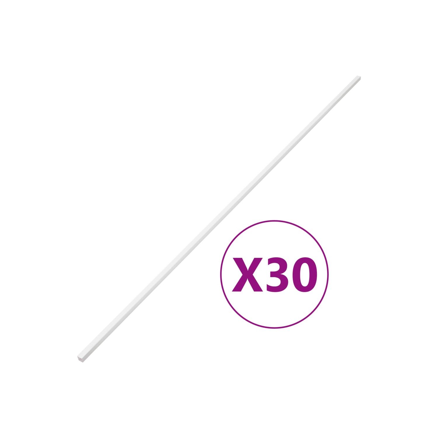 vidaXL Cable Trunking 25x16 mm 30 m PVC