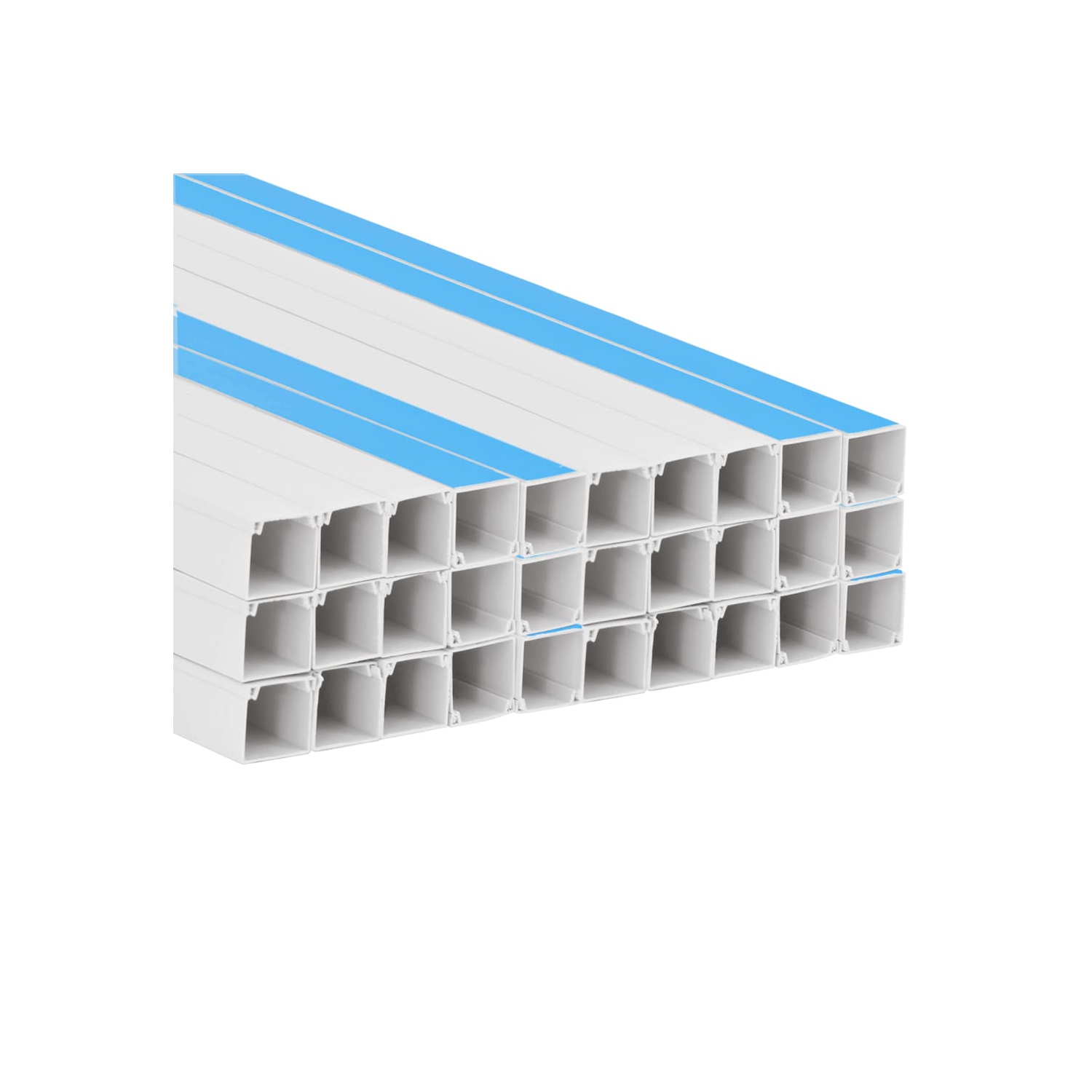 vidaXL Cable Trunking Self-Adhesive 30x20 mm 30 m PVC