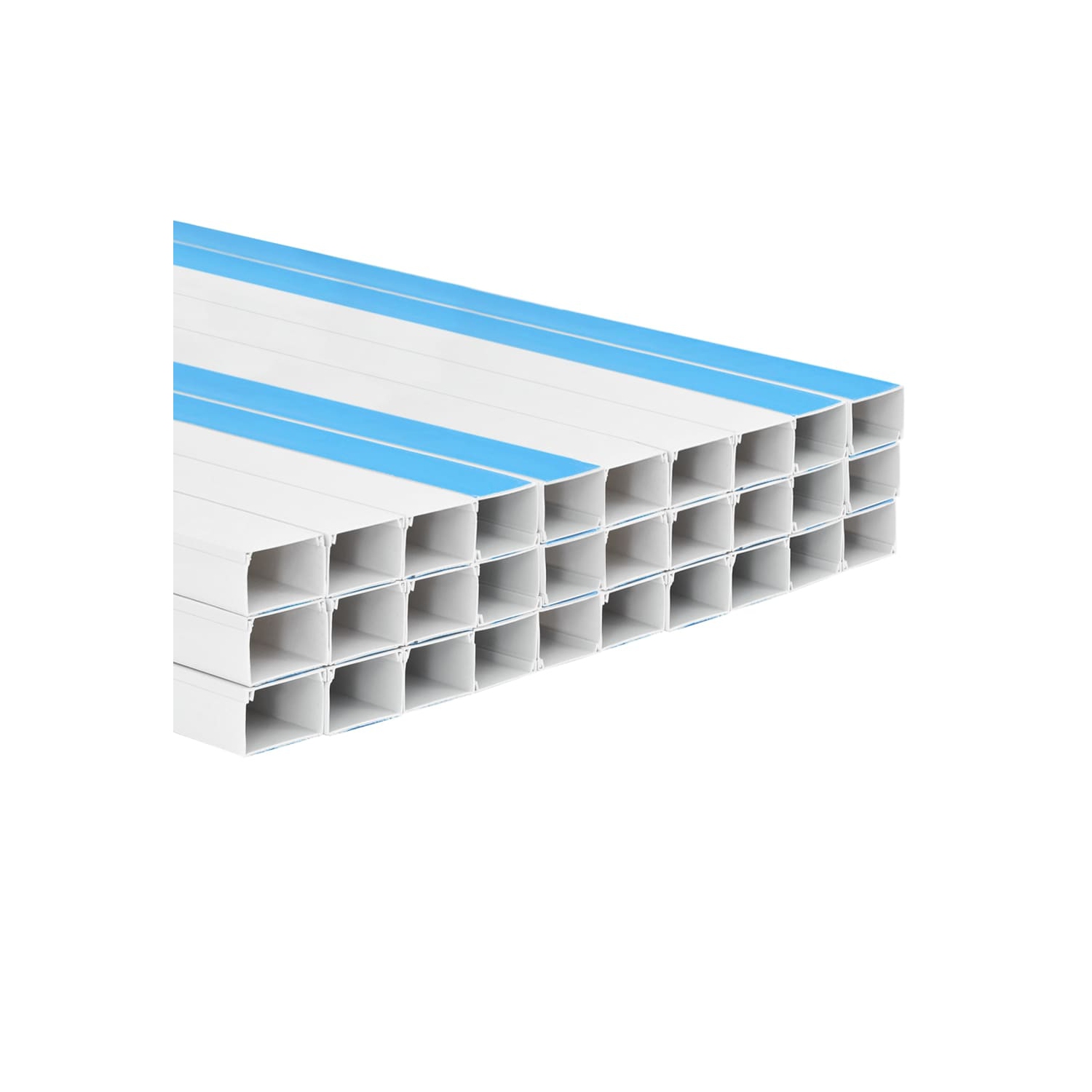 vidaXL Cable Trunking Self-Adhesive 60x40 mm 30 m PVC